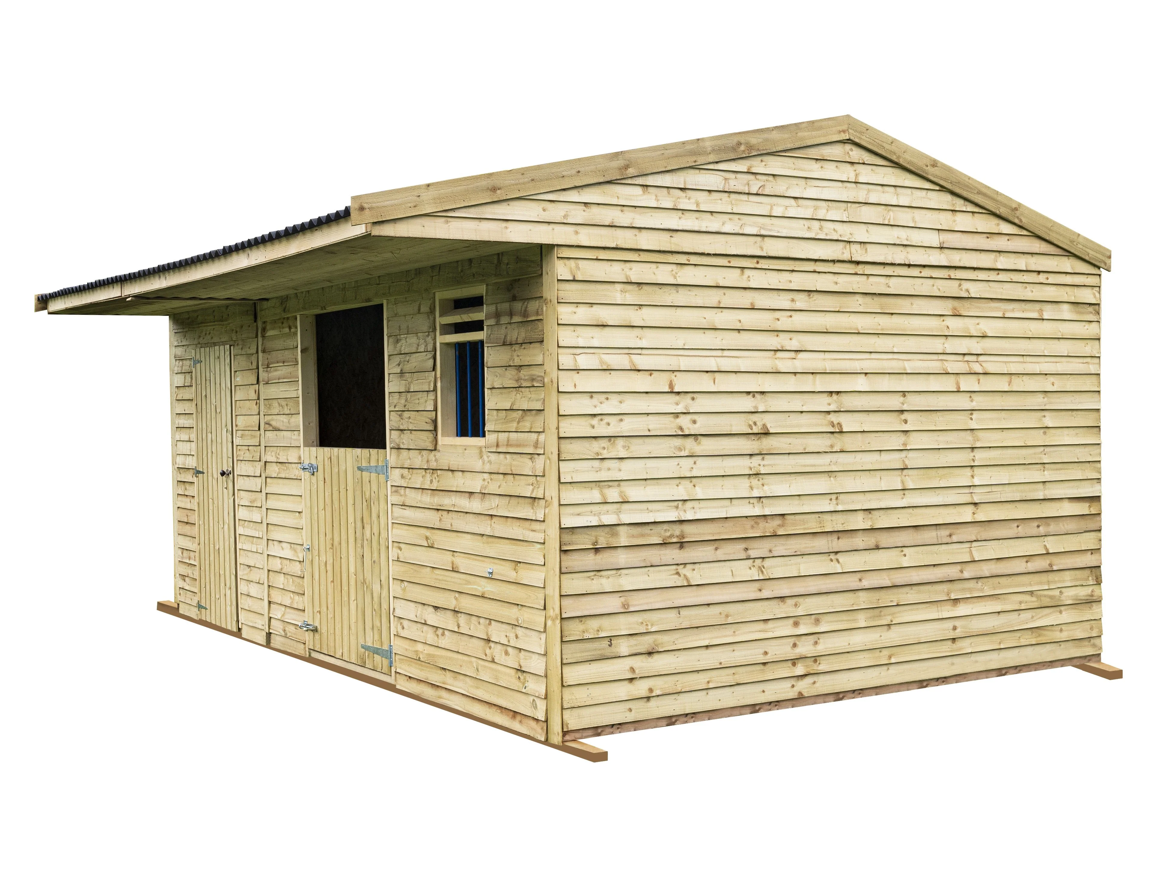 18ft x 12ft Field Shelter with Storage/Tack Feed Room V.4 - Image 17