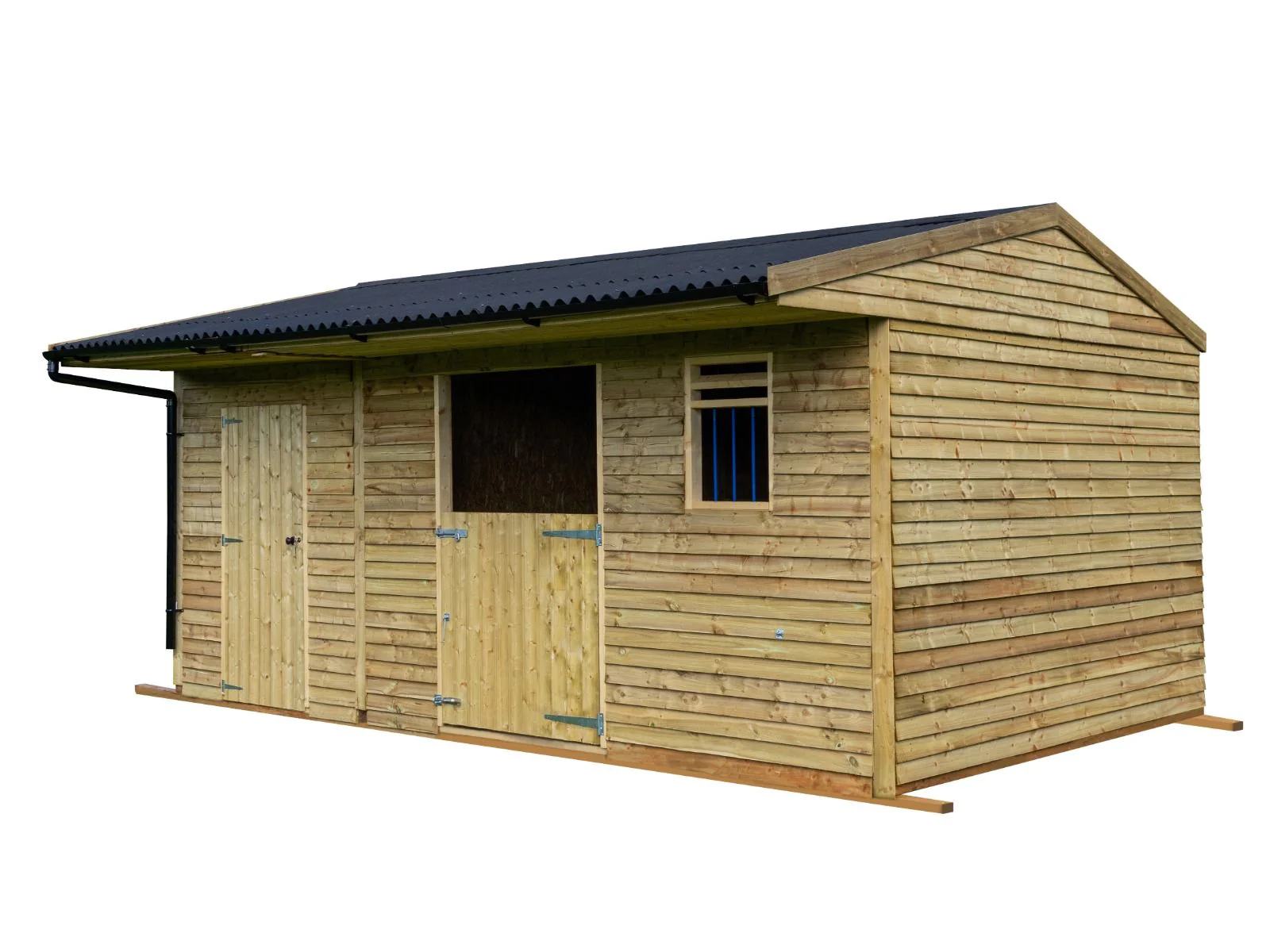 18ft x 12ft Field Shelter with Storage/Tack Feed Room V.4 - Image 6