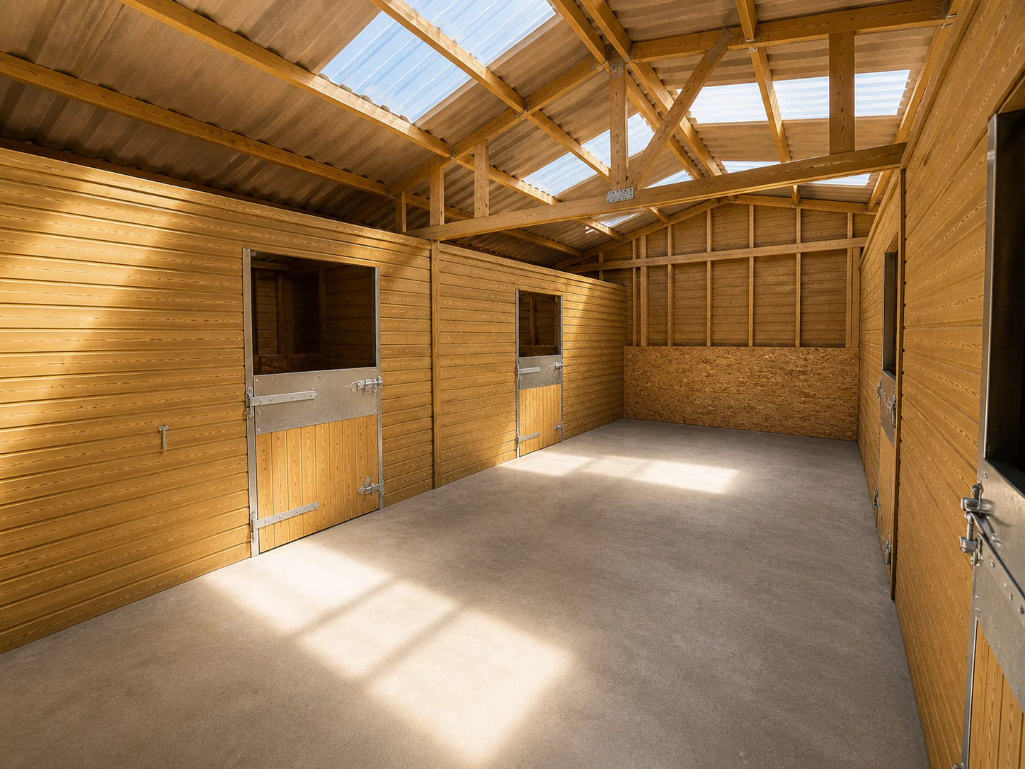 24ft x 36ft American Barns with Four Stables - Expert assembly included - Image 2