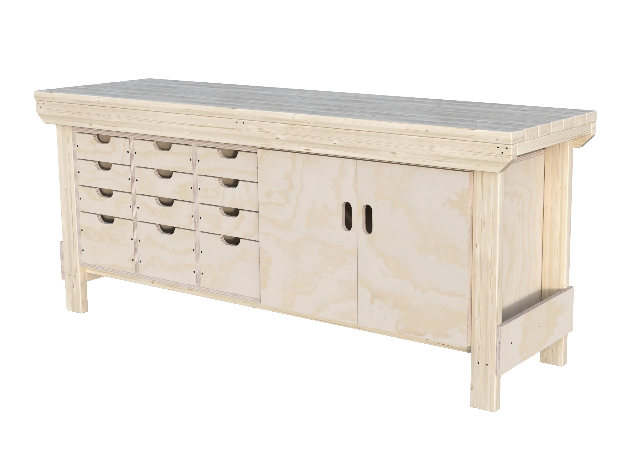 Acorn Heavy-duty Cupboard Workbench (V.1) - Image 24