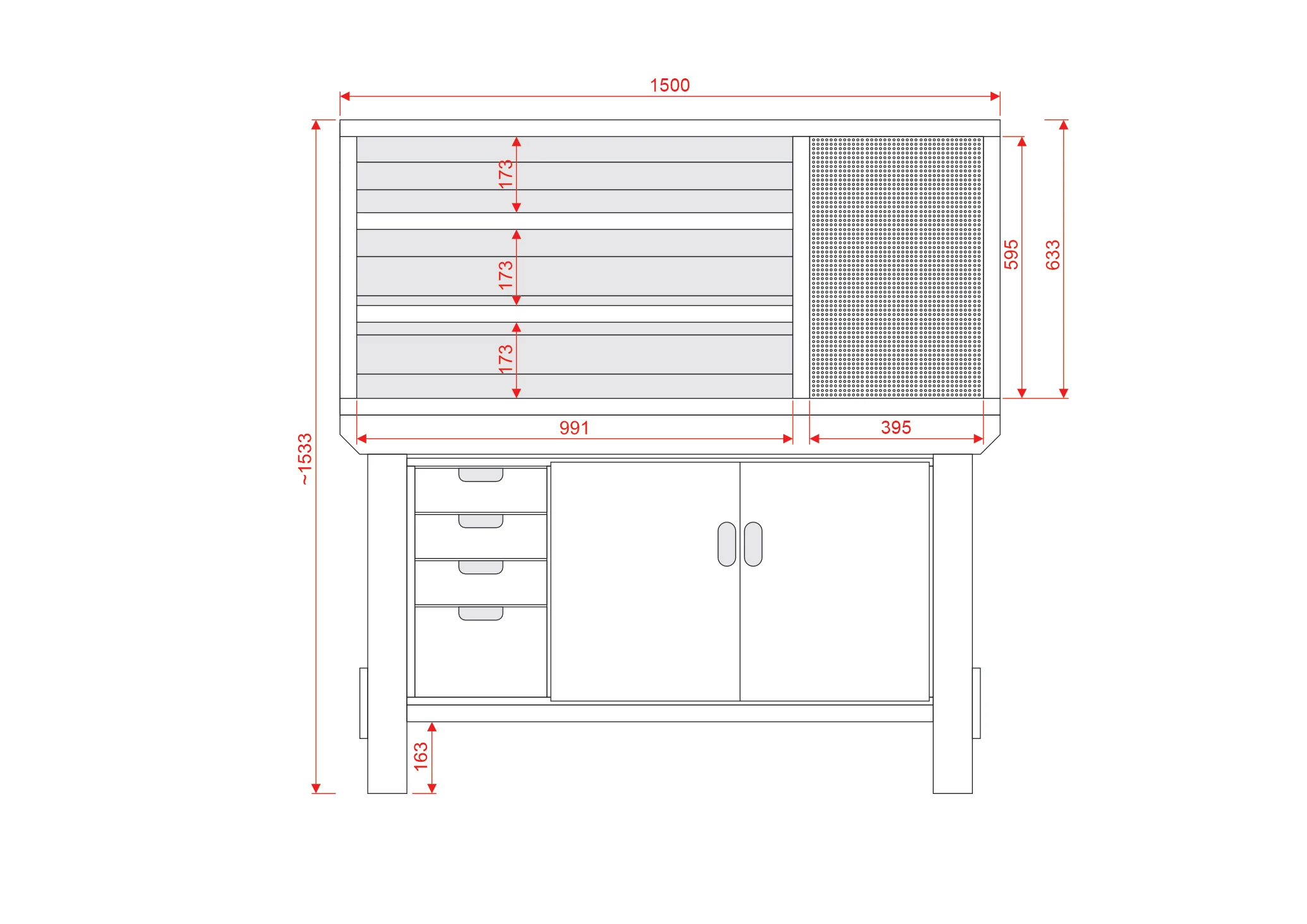 Acorn Heavy-duty Cupboard Workbench (V.1) - Image 31
