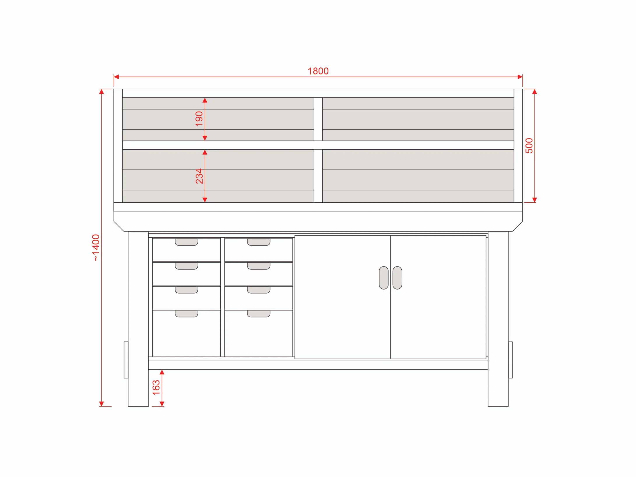 Acorn Heavy-duty Cupboard Workbench (V.1) - Image 33