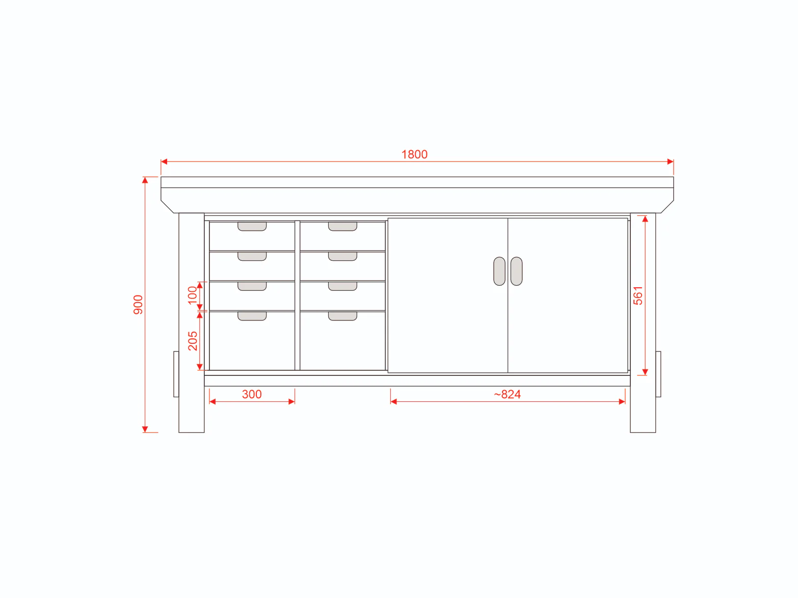 Acorn Heavy-duty Cupboard Workbench (V.1) - Image 34