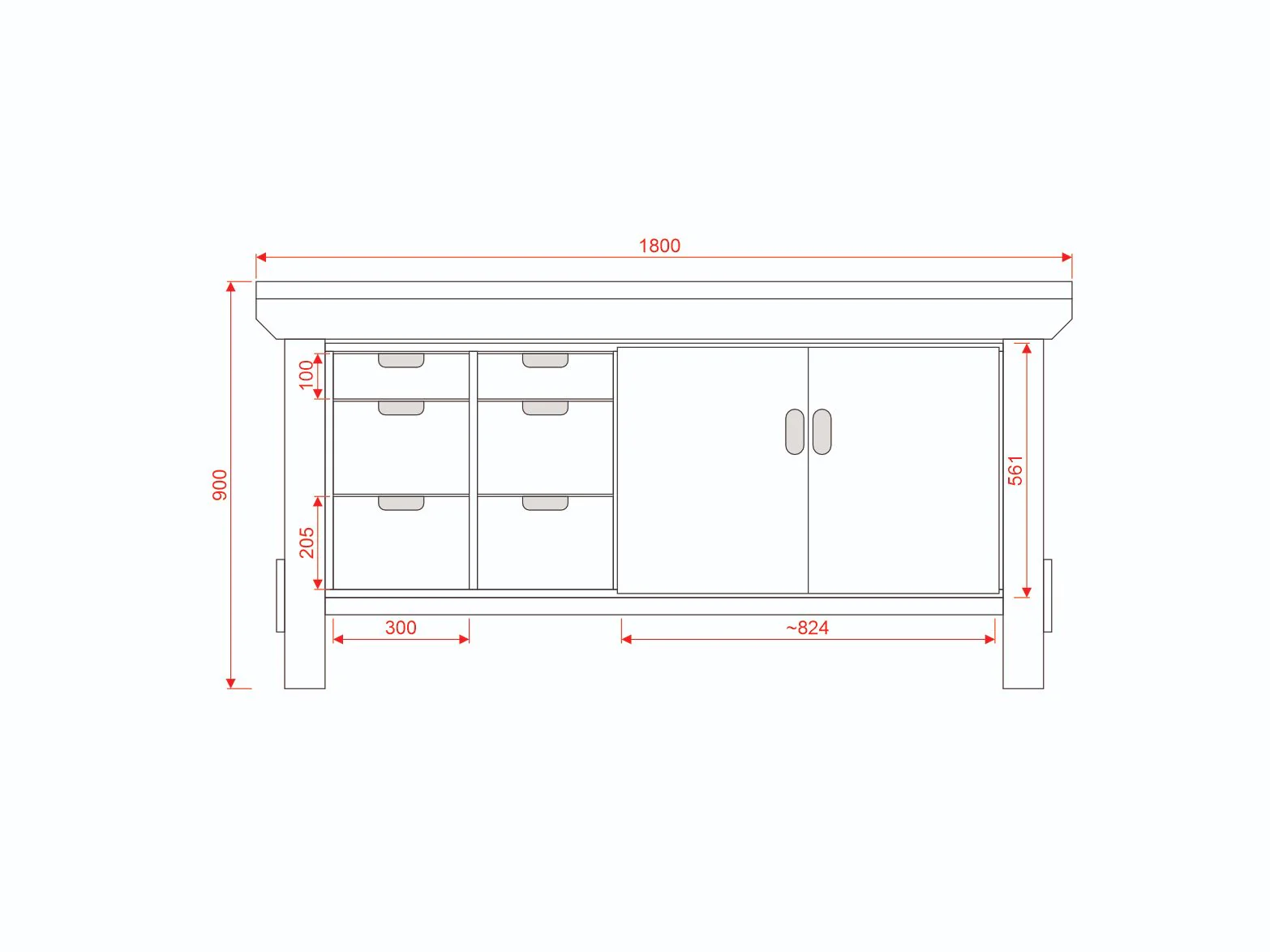 Acorn Heavy-duty Cupboard Workbench (V.2) - Image 5