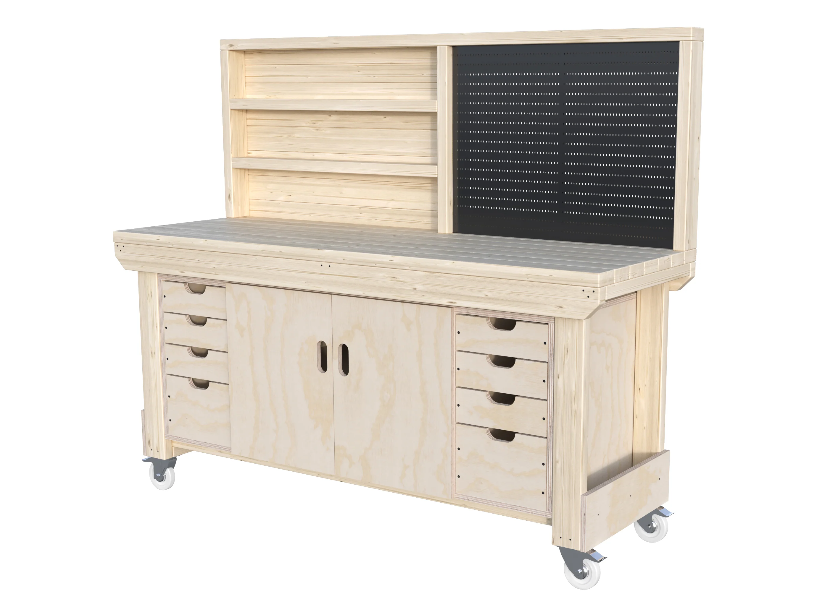 Acorn Heavy-duty Cupboard Workbench (V.4)