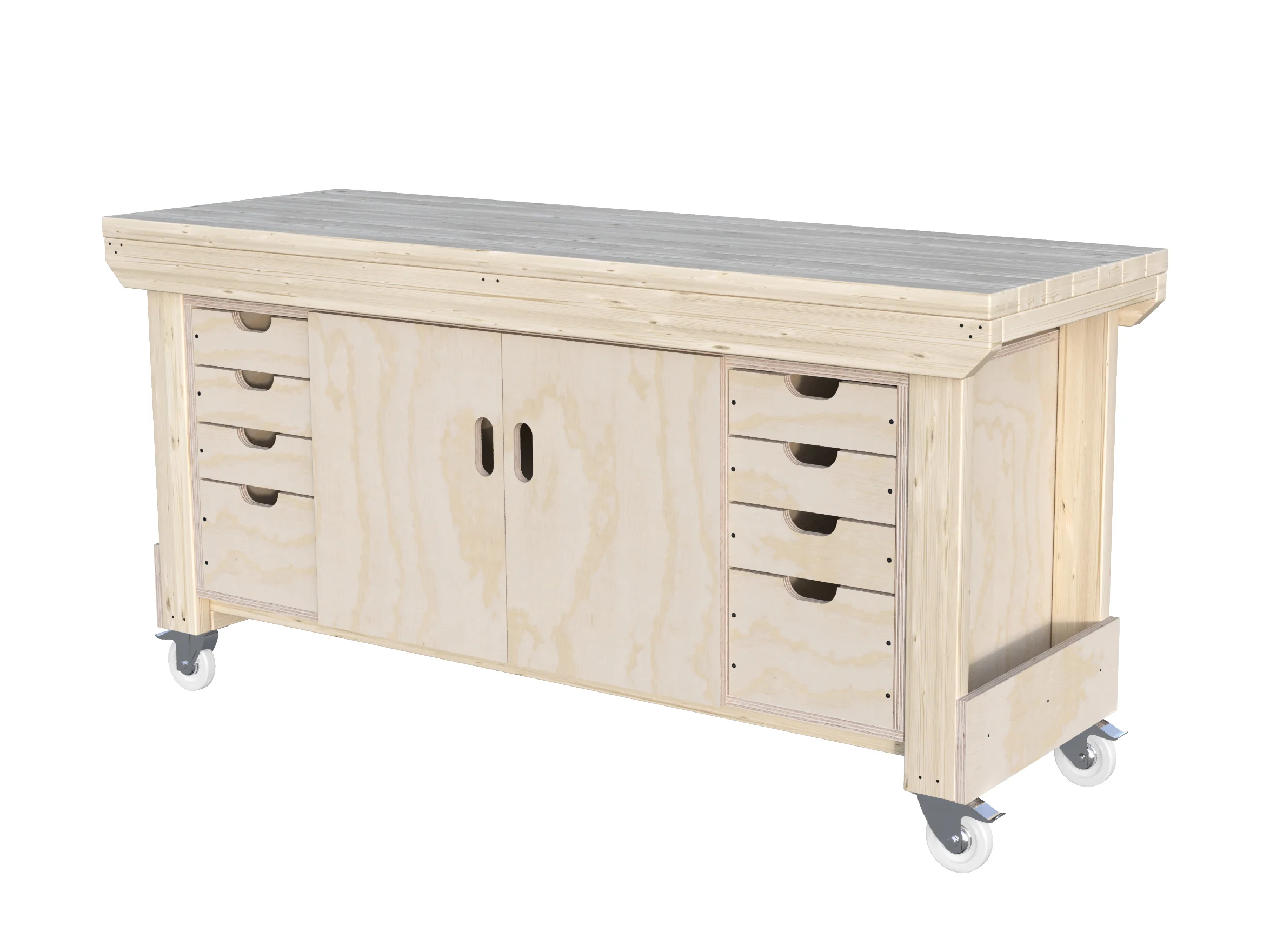 Acorn Heavy-duty Cupboard Workbench (V.4) - Image 2