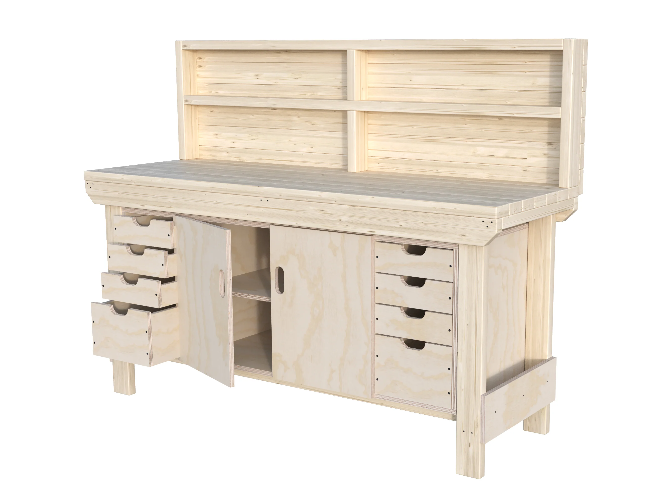 Acorn Heavy-duty Cupboard Workbench (V.4) - Image 3