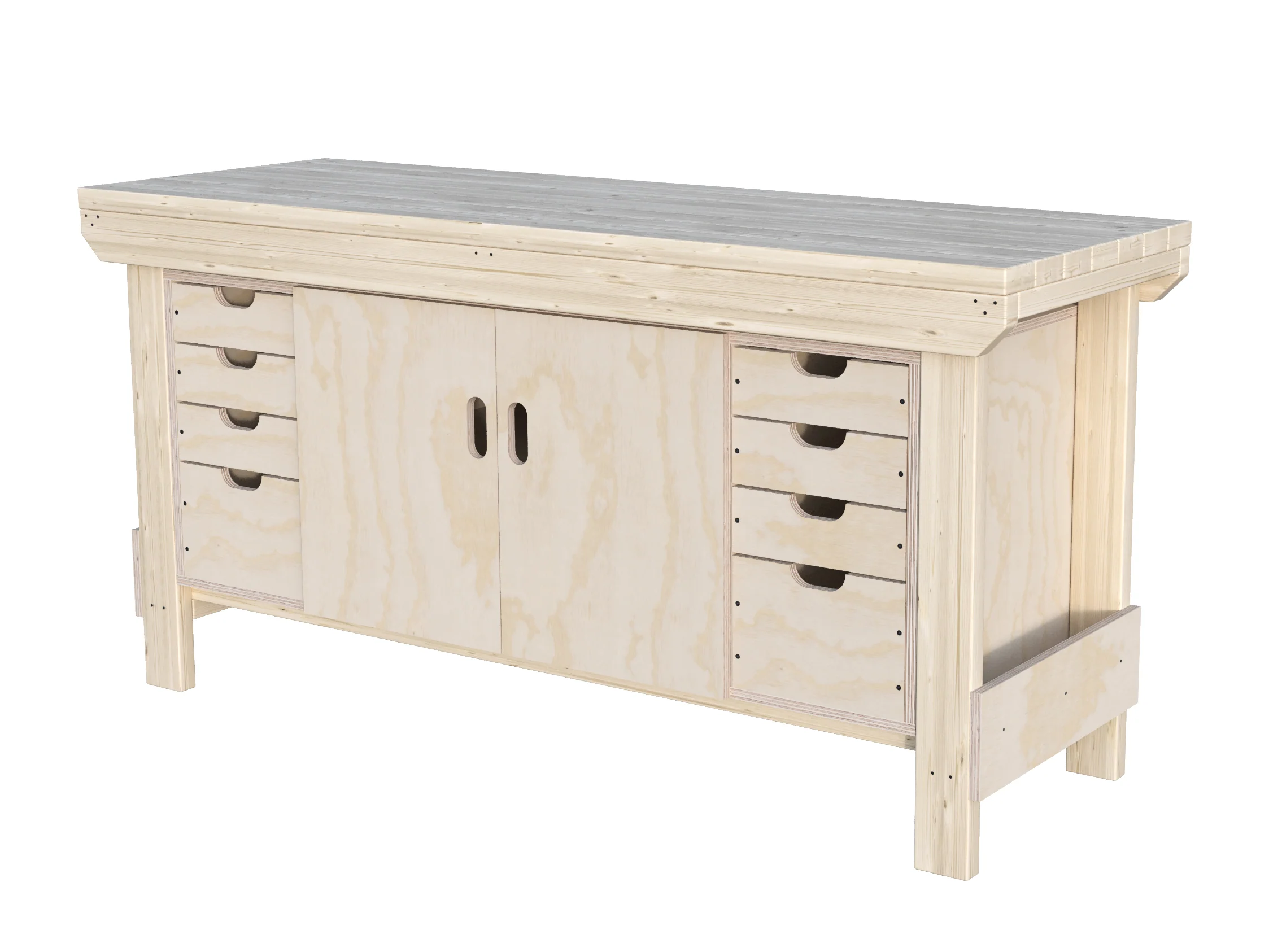 Acorn Heavy-duty Cupboard Workbench (V.4) - Image 6
