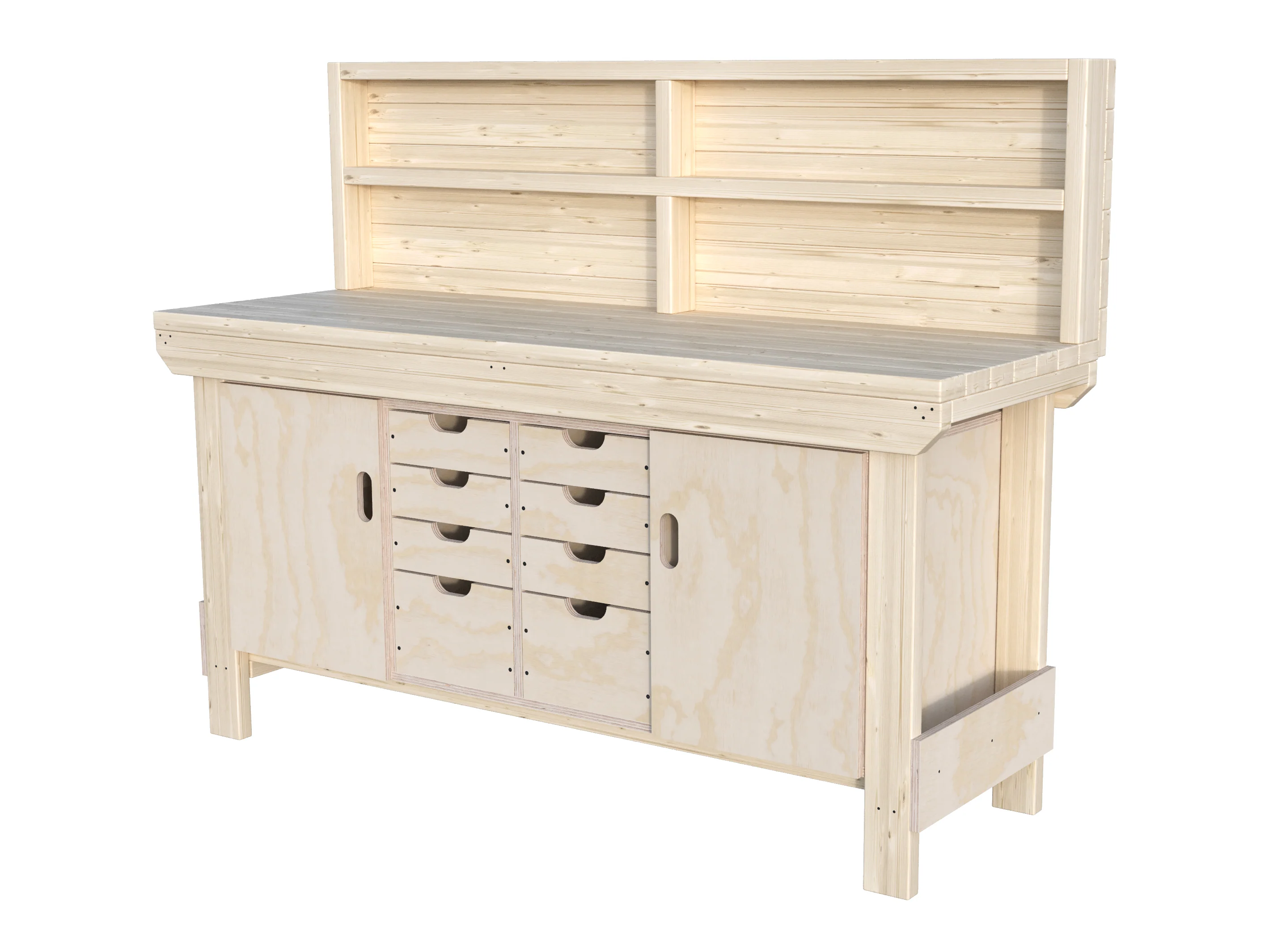 Acorn Heavy-duty Cupboard Workbench (V.6) - Image 10