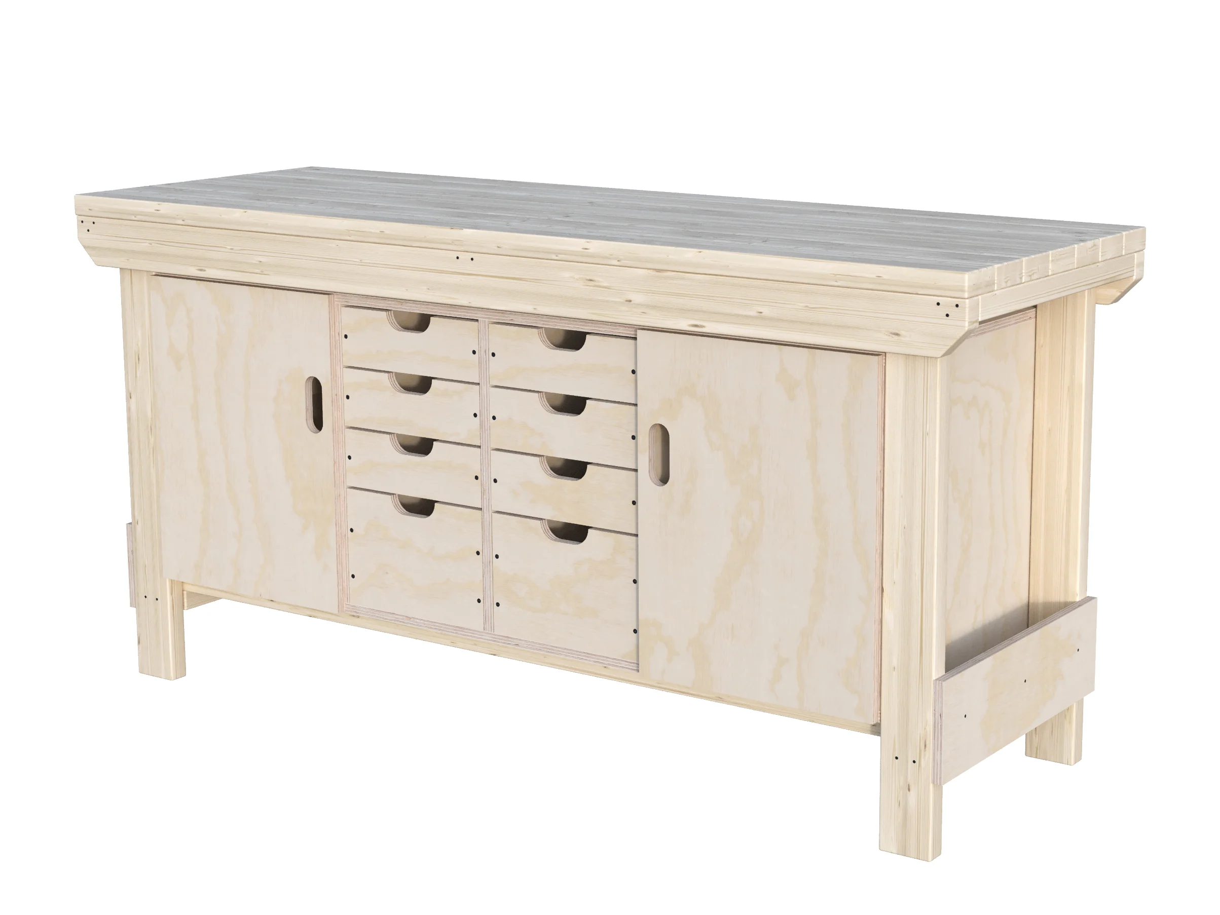 Acorn Heavy-duty Cupboard Workbench (V.6) - Image 11