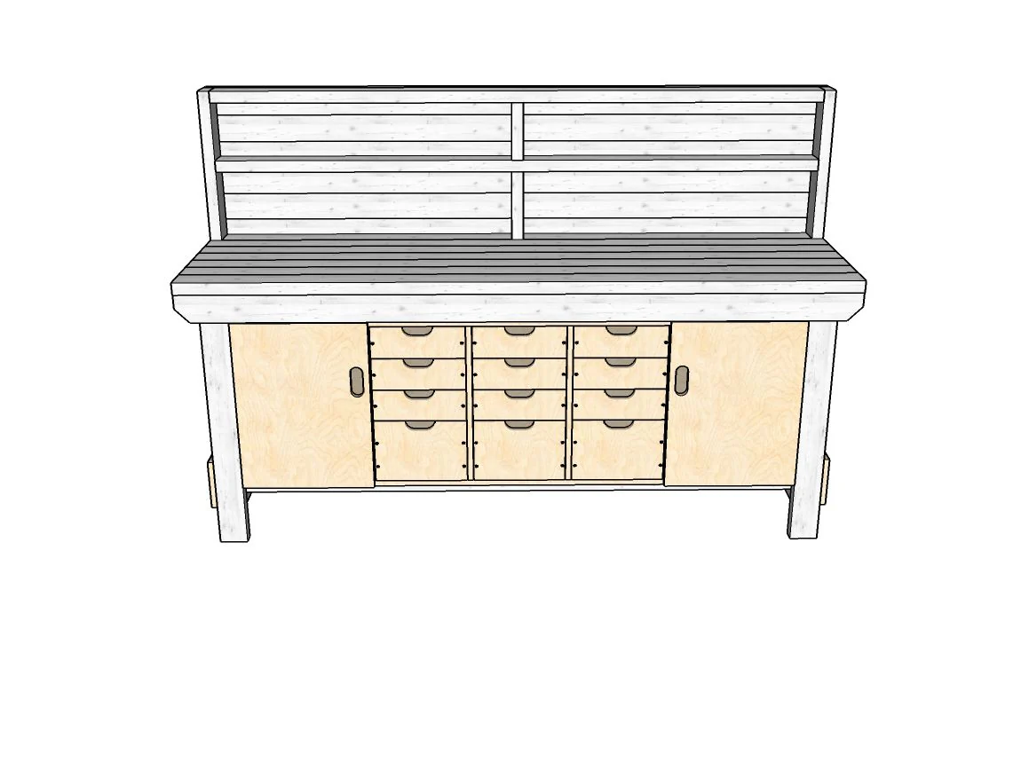 Acorn Heavy-duty Cupboard Workbench (V.6) - Image 19