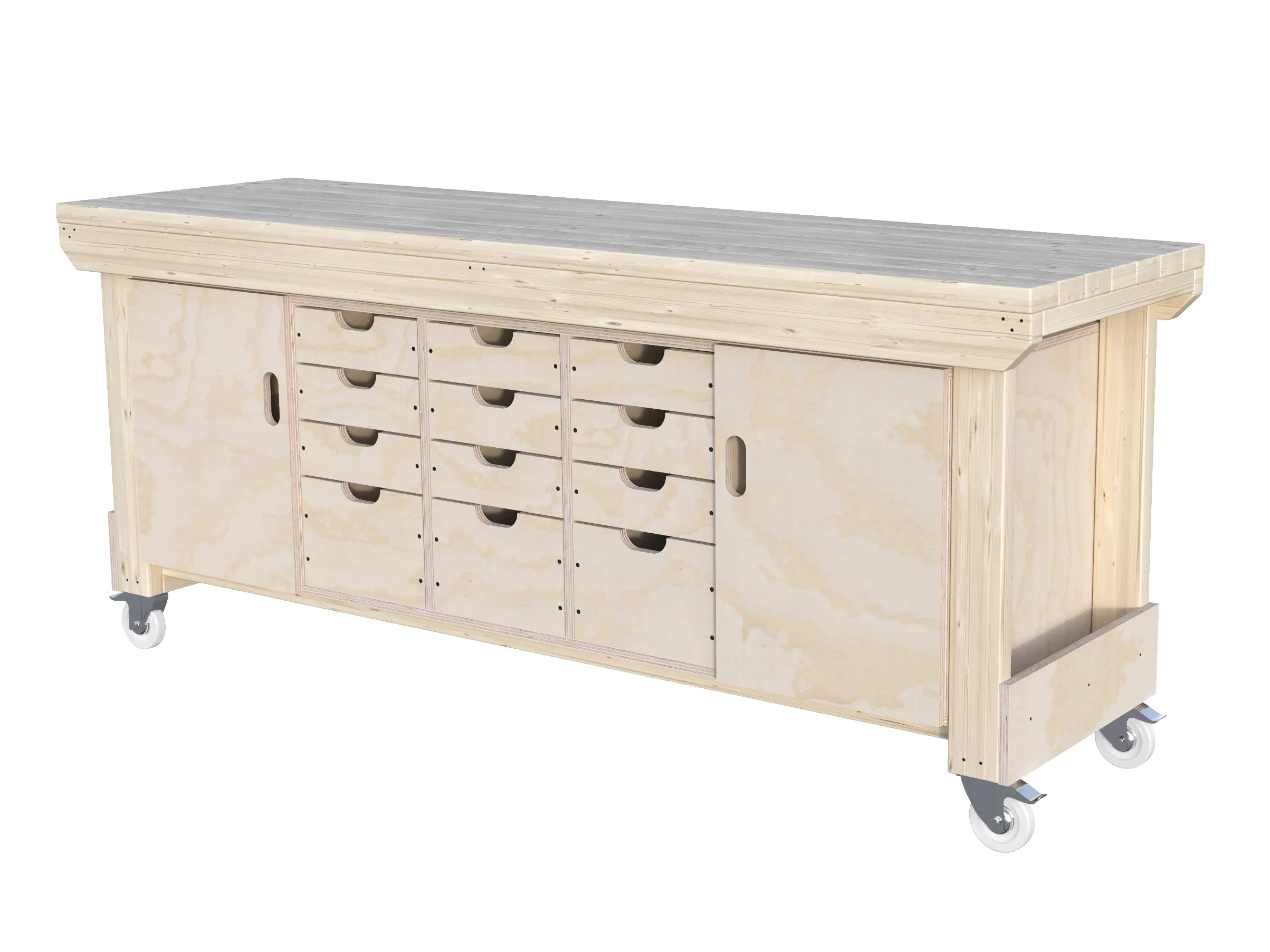 Acorn Heavy-duty Cupboard Workbench (V.6) - Image 20