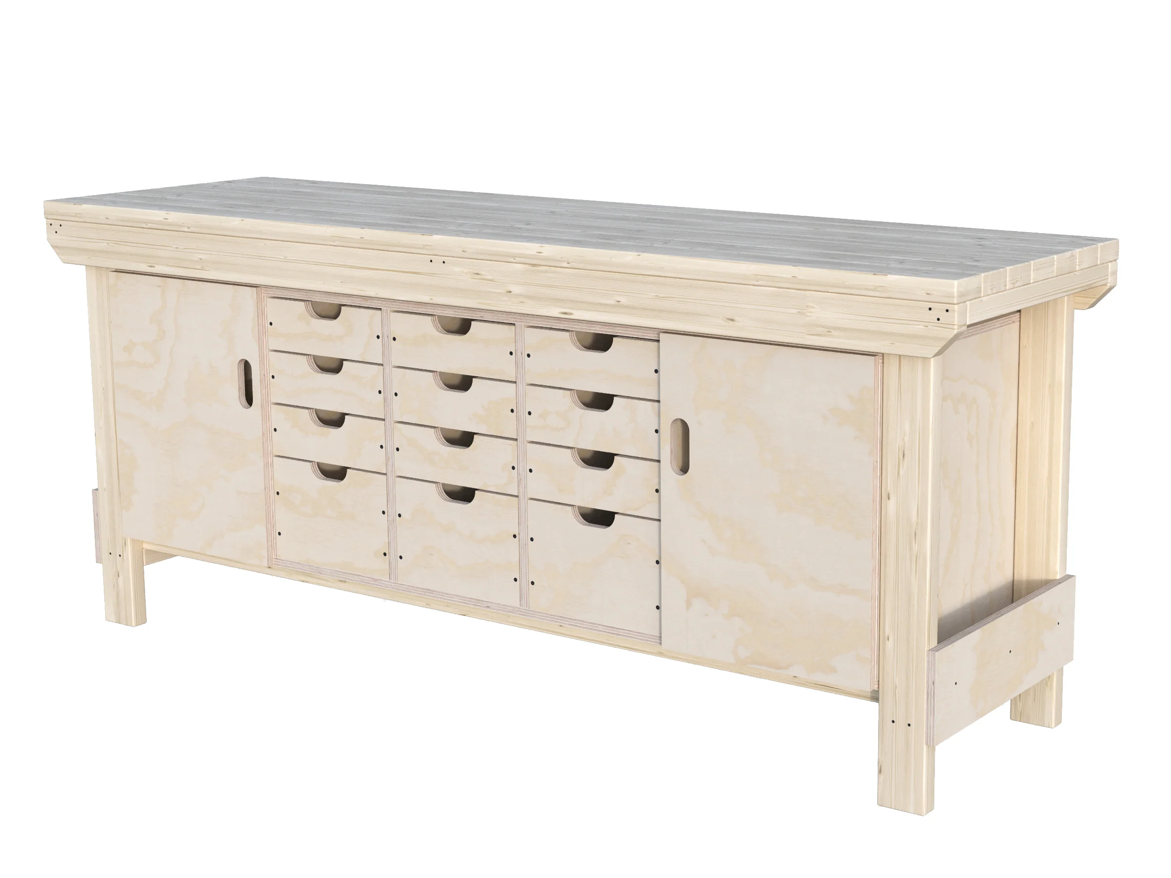 Acorn Heavy-duty Cupboard Workbench (V.6) - Image 21