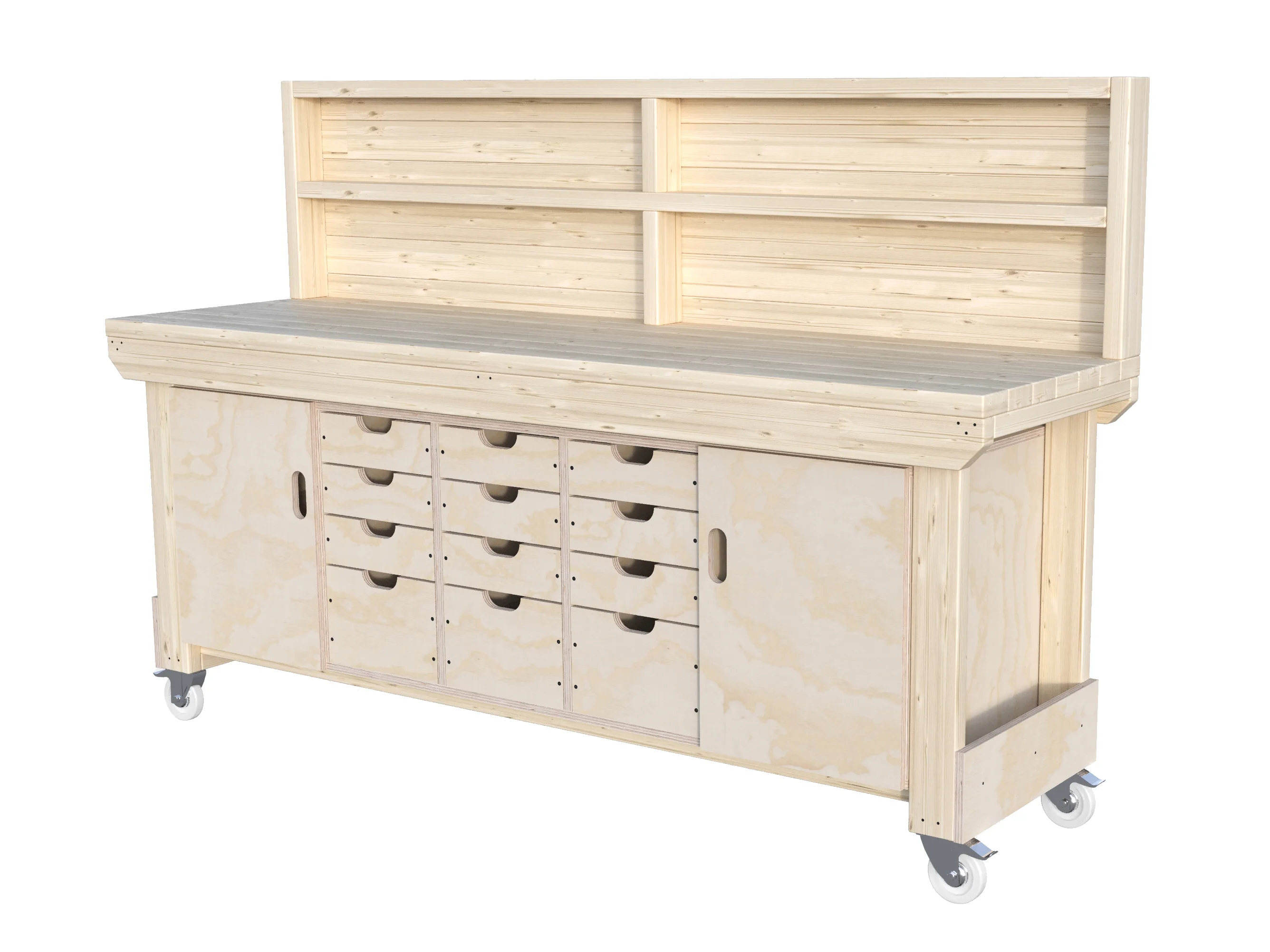Acorn Heavy-duty Cupboard Workbench (V.6) - Image 22