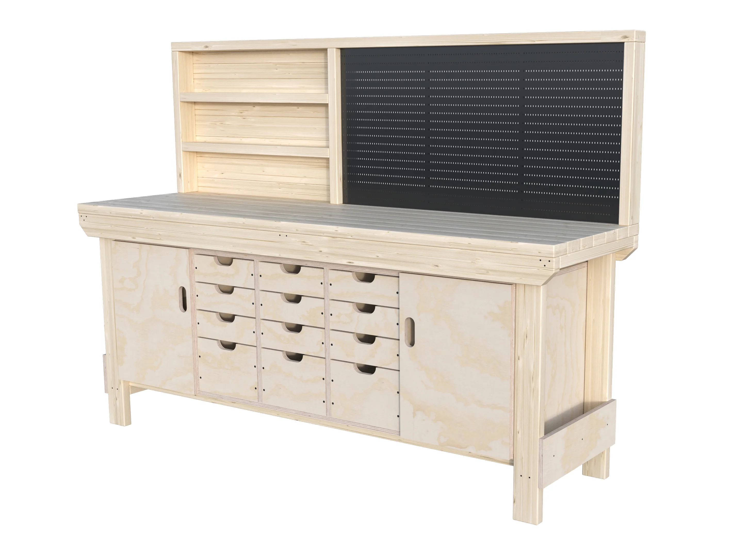 Acorn Heavy-duty Cupboard Workbench (V.6) - Image 25