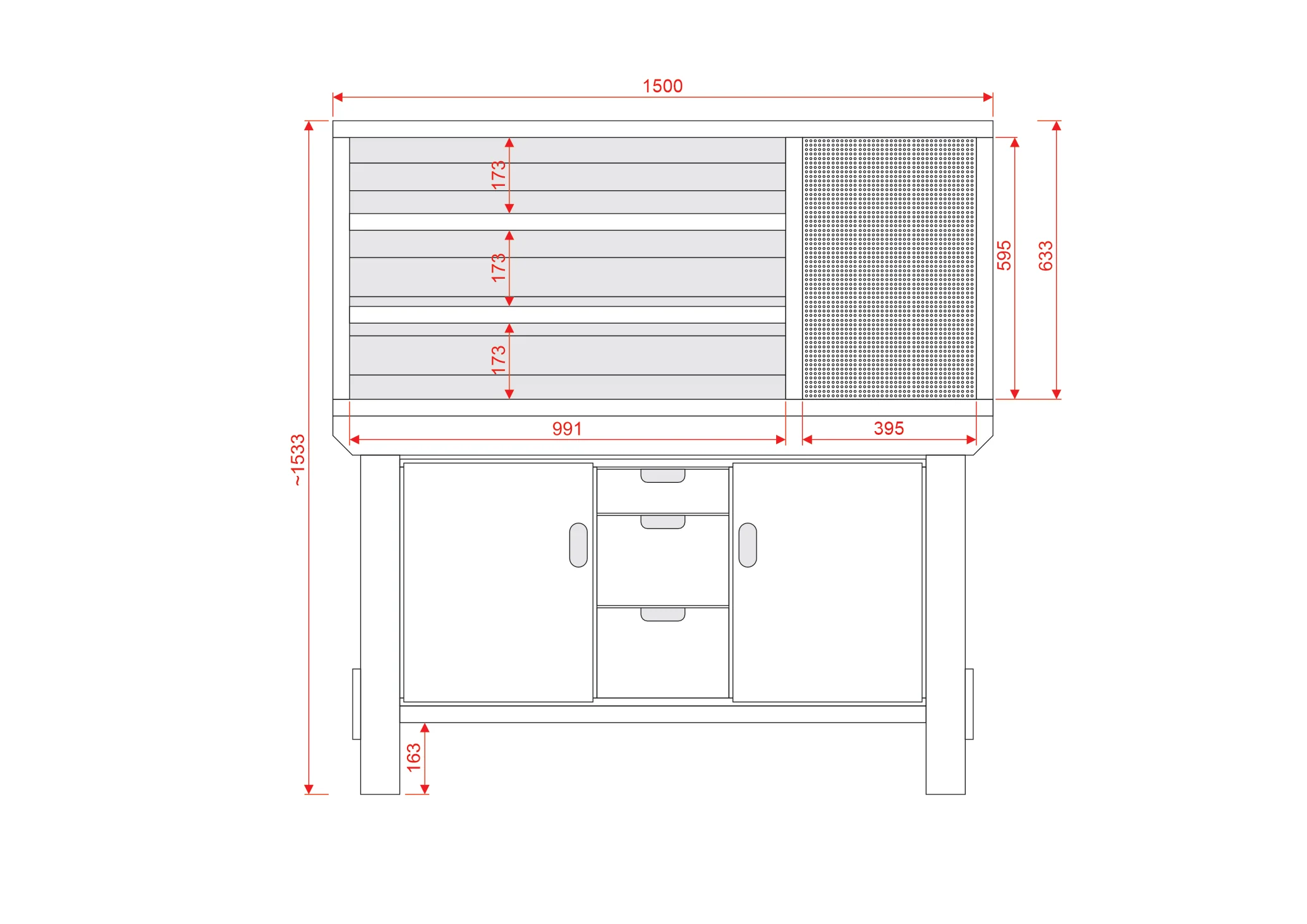 Acorn Heavy-duty Cupboard Workbench (V.6) - Image 26