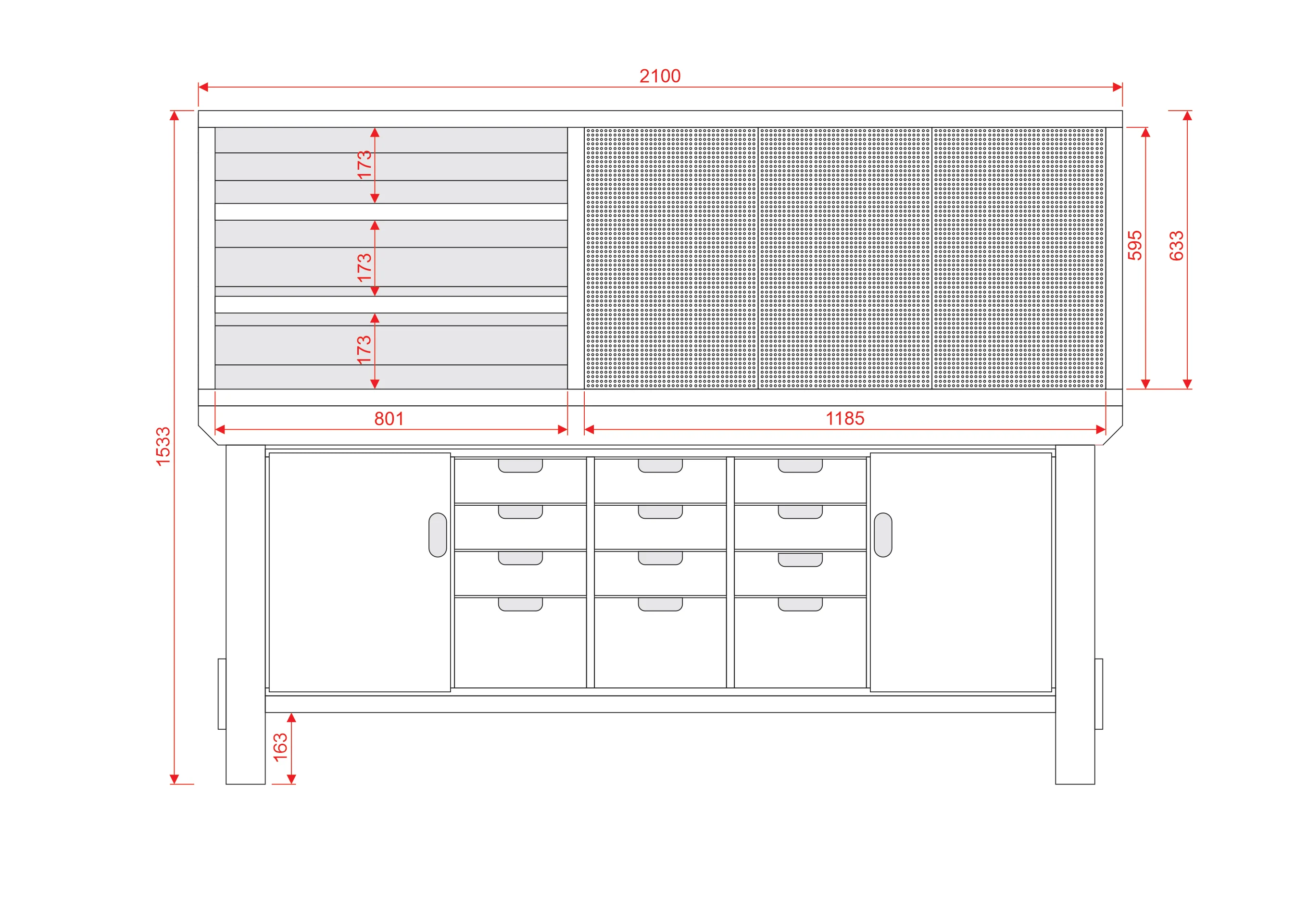 Acorn Heavy-duty Cupboard Workbench (V.6) - Image 28
