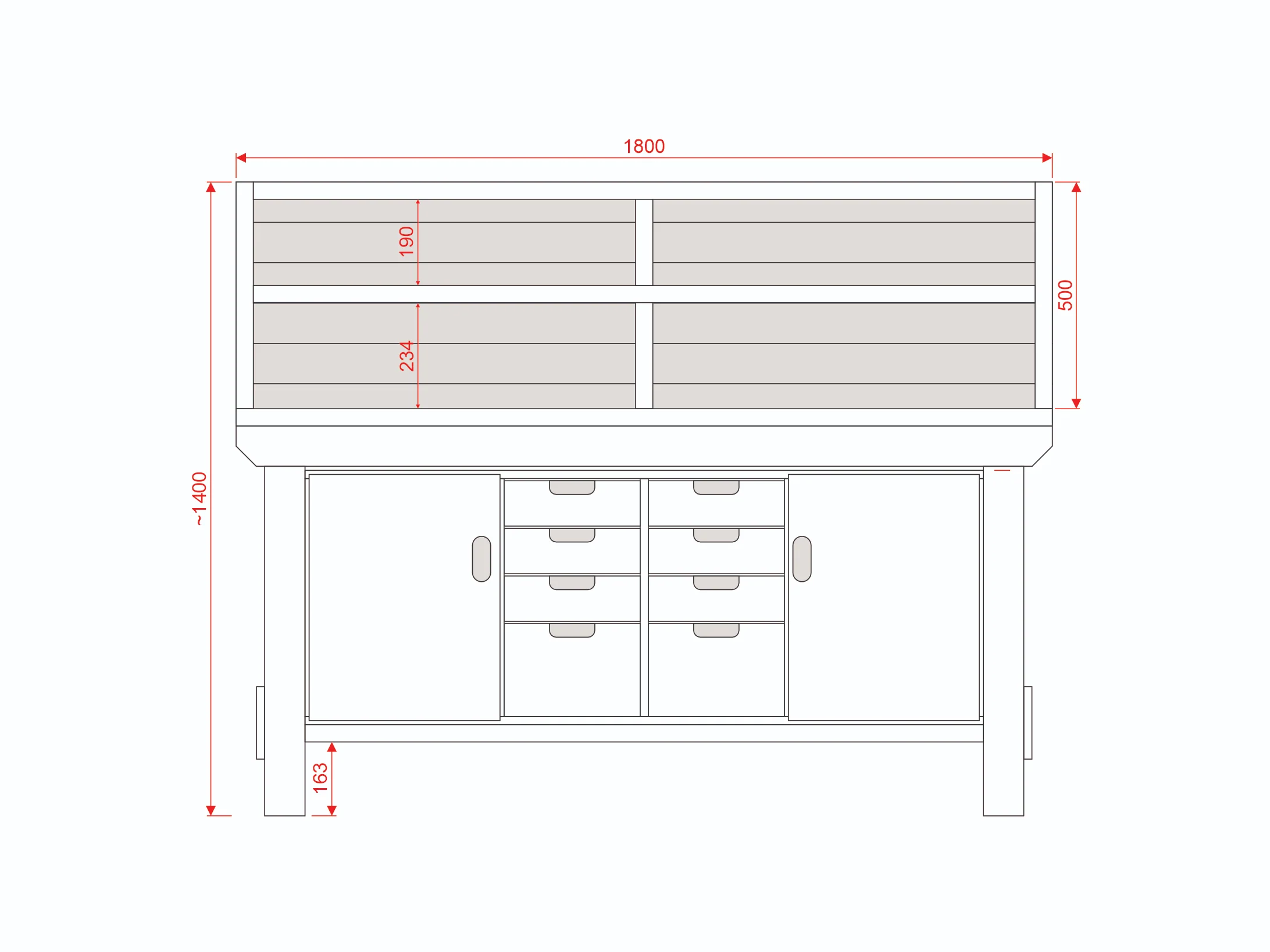 Acorn Heavy-duty Cupboard Workbench (V.6) - Image 29