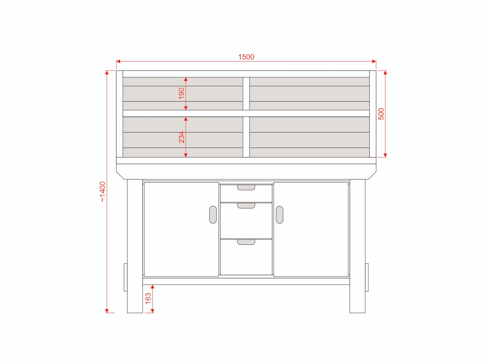 Acorn Heavy-duty Cupboard Workbench (V.6) - Image 30