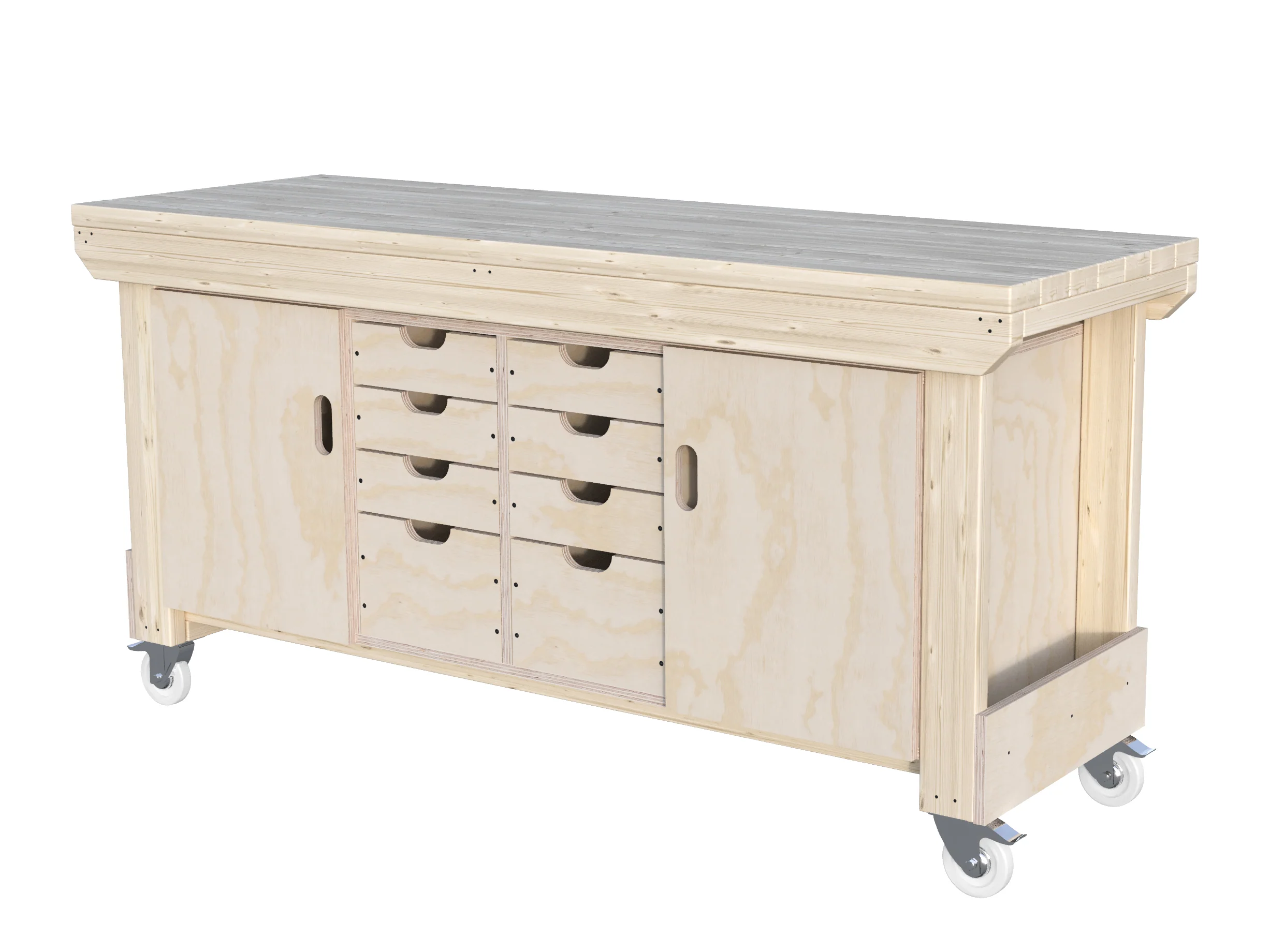 Acorn Heavy-duty Cupboard Workbench (V.6) - Image 8