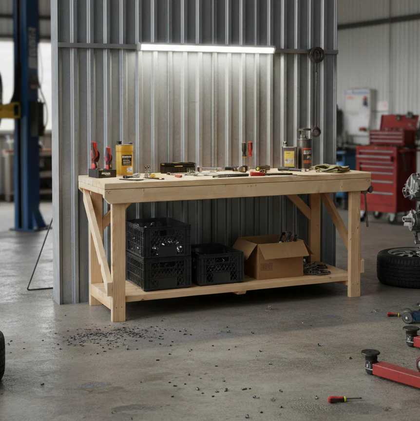 Acorn Wooden Workbench - Image 4