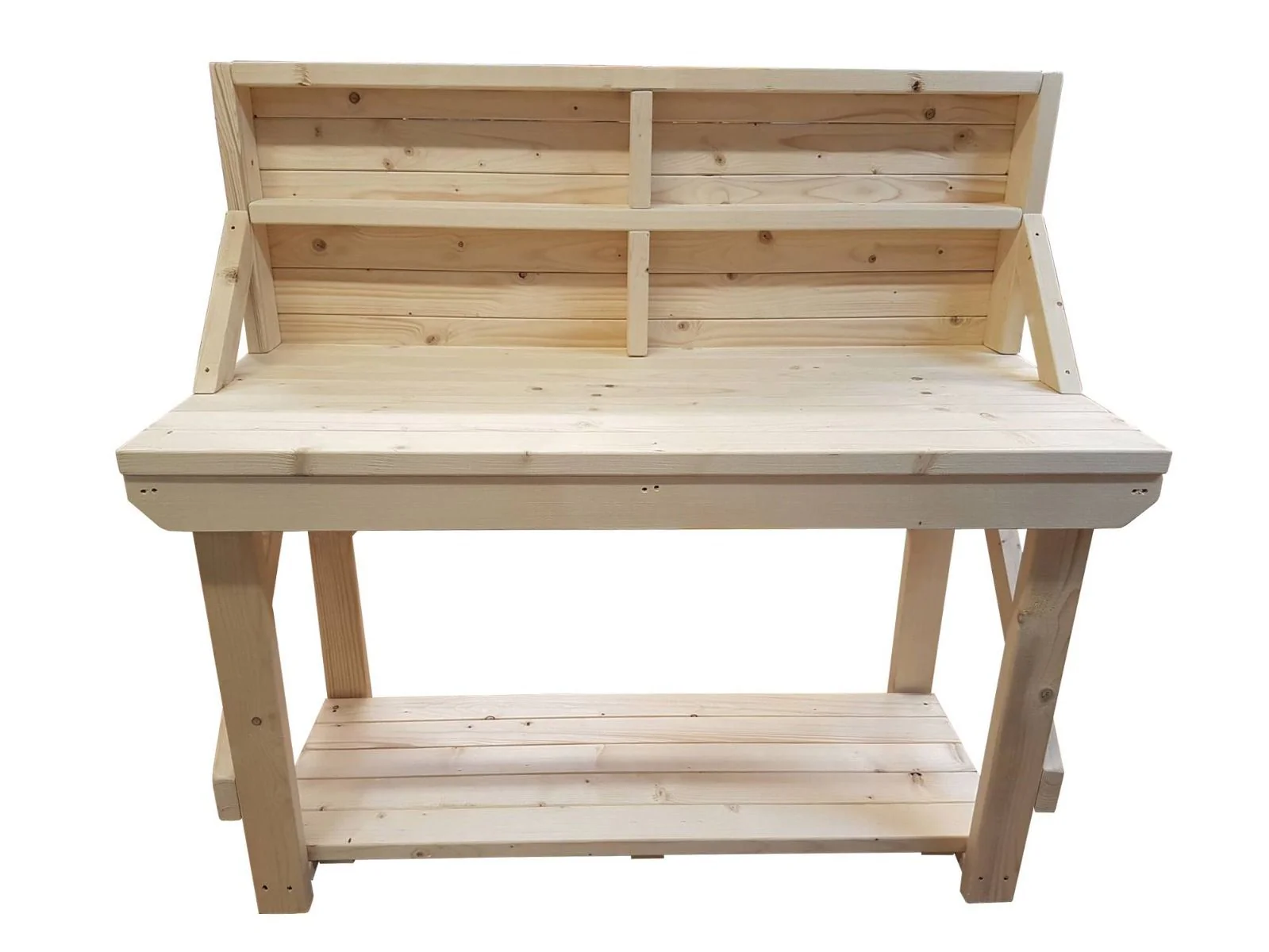 Acorn Wooden Workbench With Back Panel - Image 7