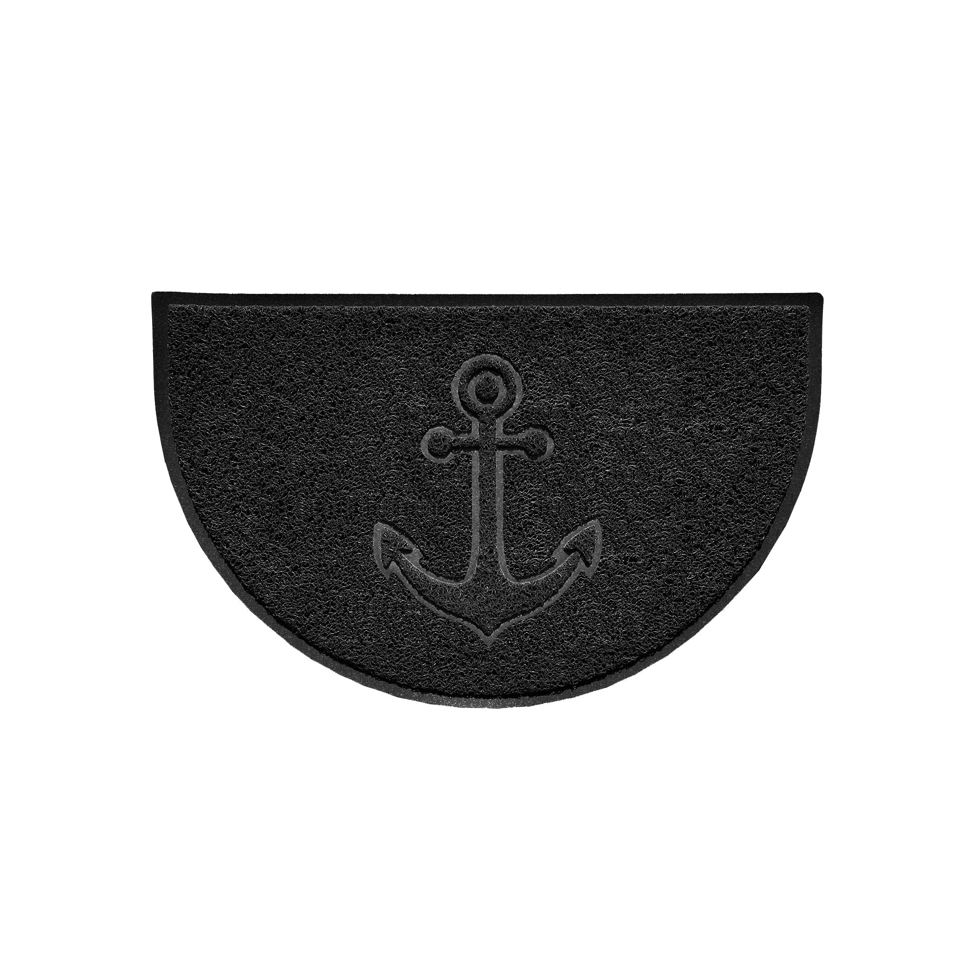 Anchor Embossed Halfmoon Spaghetti Indoor/Outdoor Doormat - Image 2