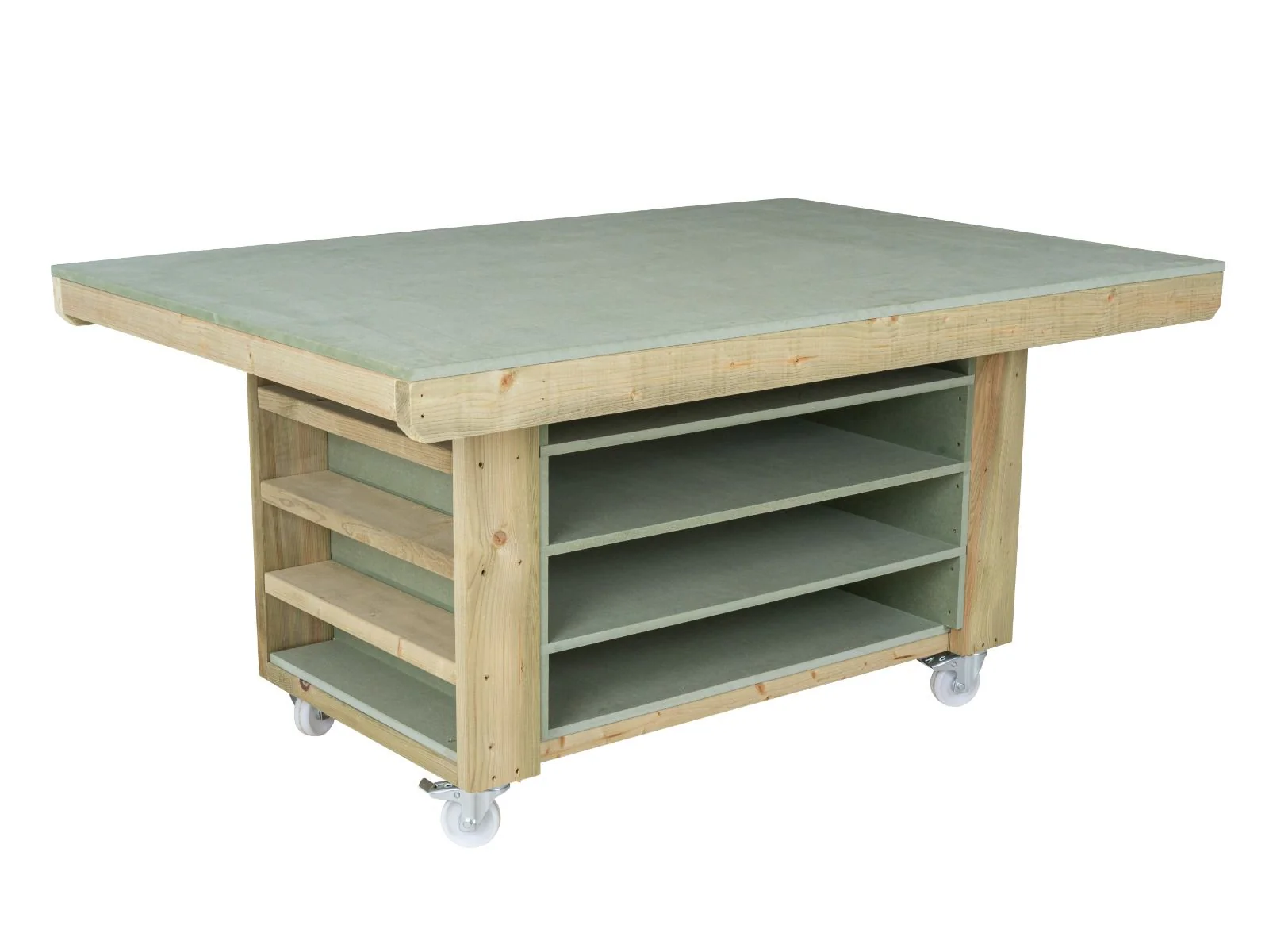 Art/craft table, project workbench with storage V.1. - Image 8