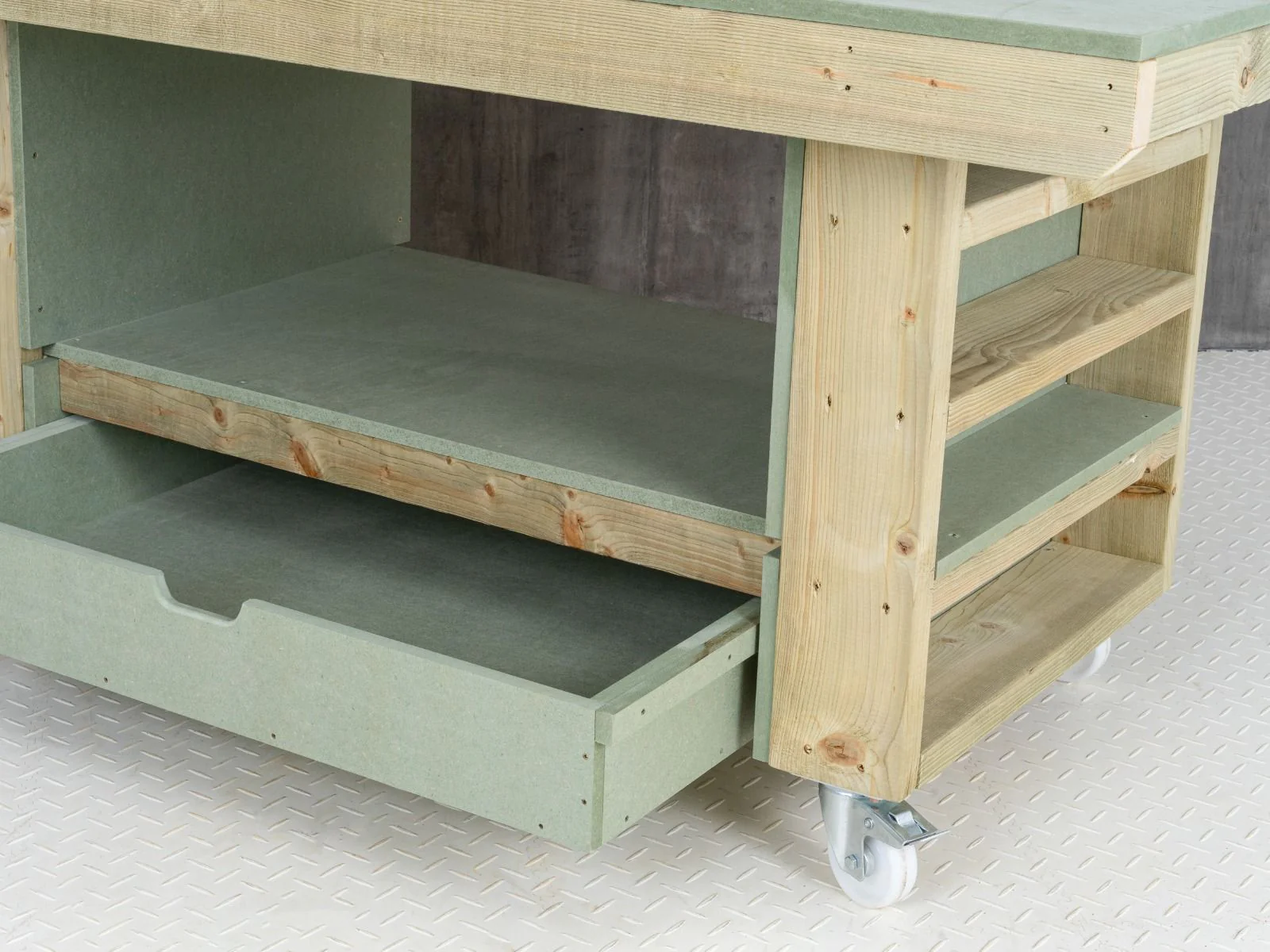 Art/craft table, project workbench with storage V.2. - Image 3