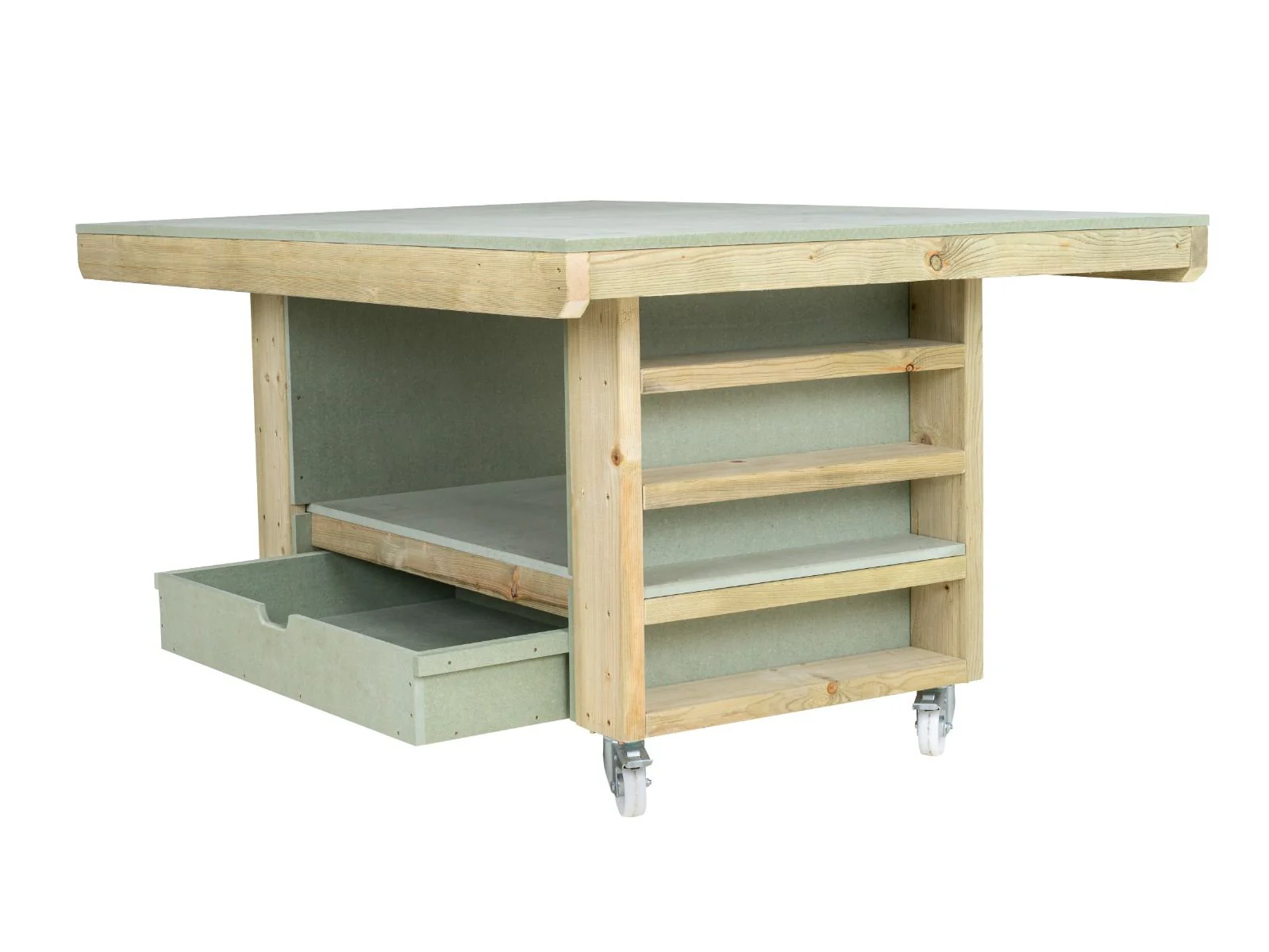 Art/craft table, project workbench with storage V.2. - Image 4