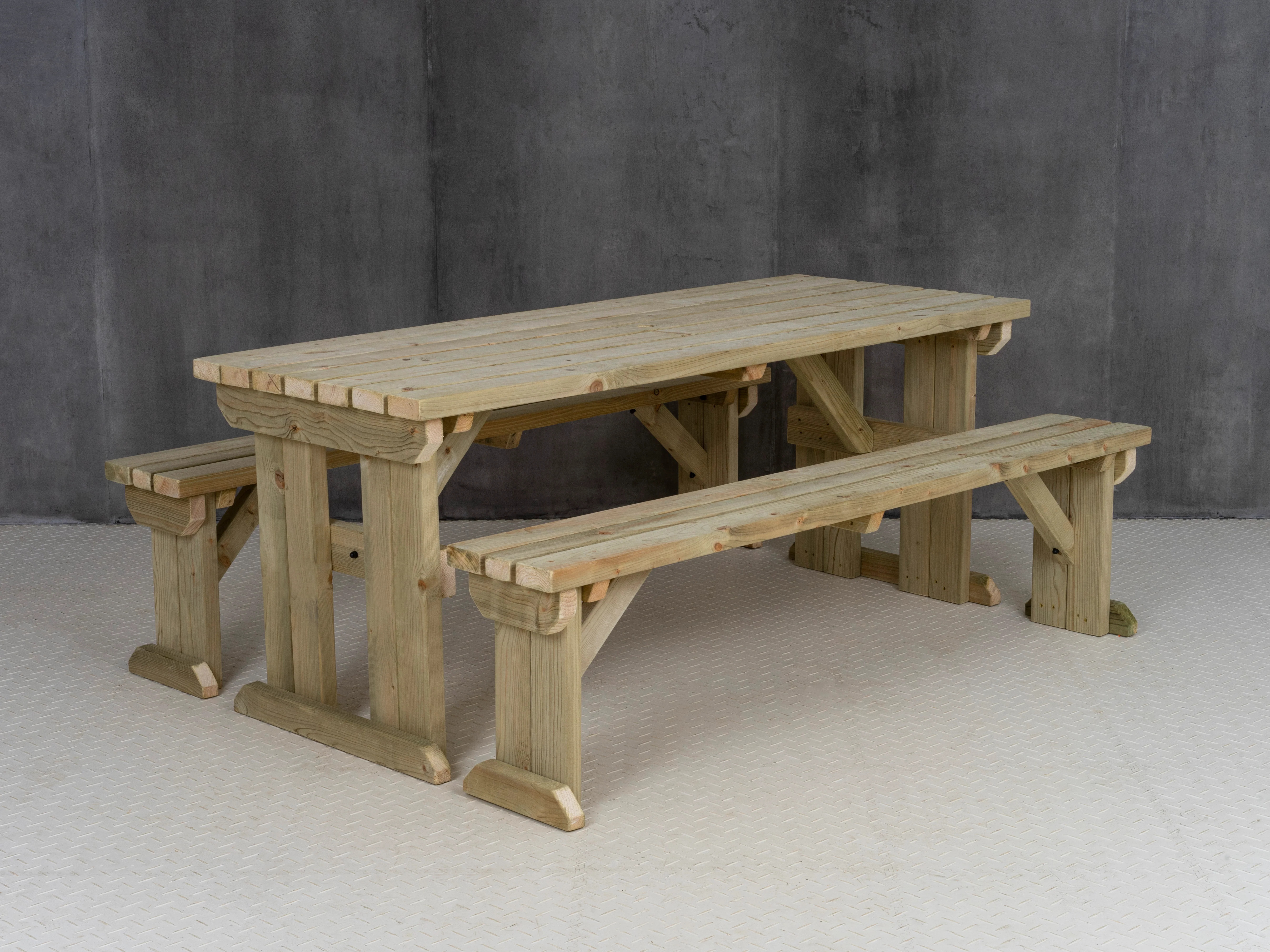 Aspen Picnic Table and Benches Set - Image 16