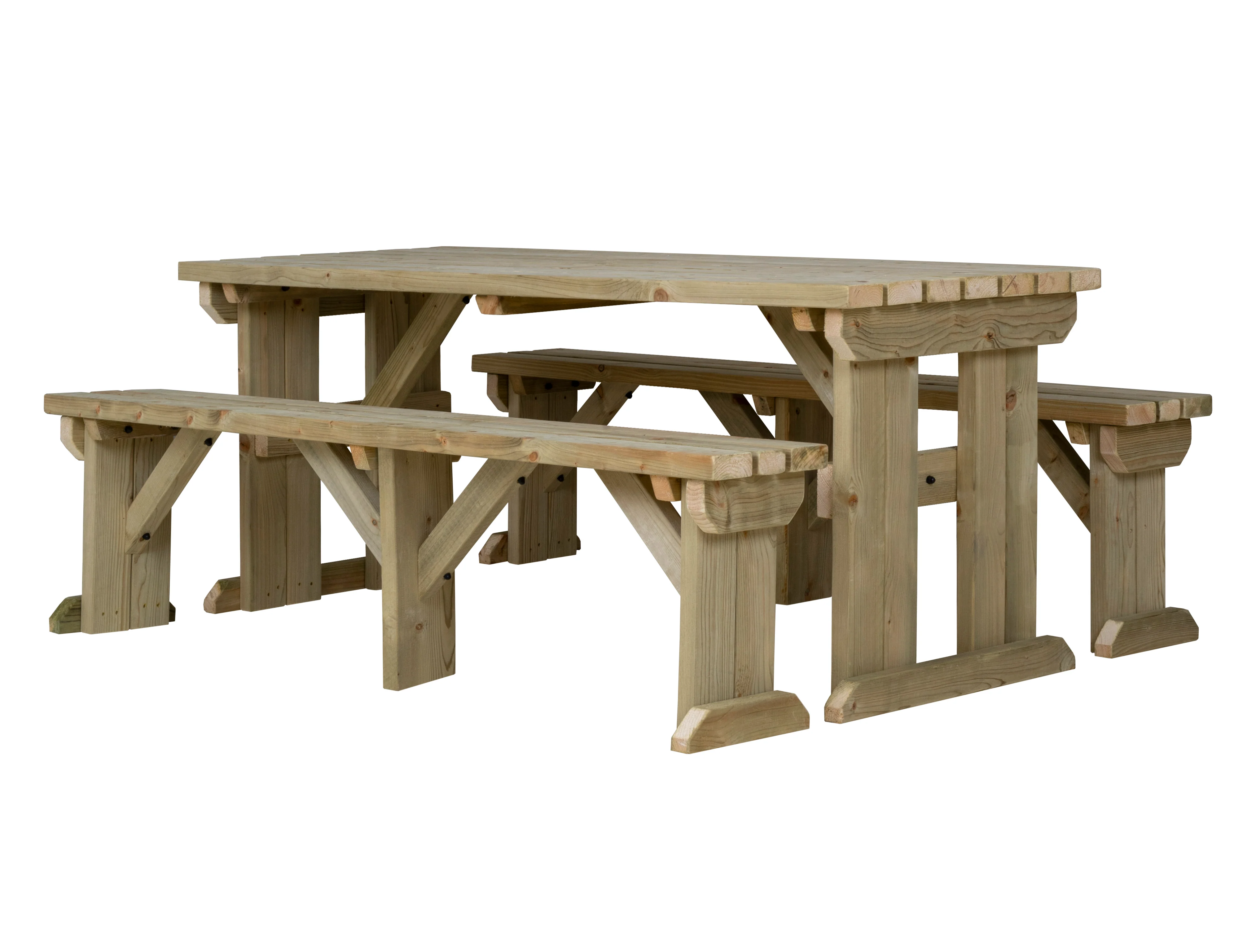 Aspen Picnic Table and Benches Set - Image 17