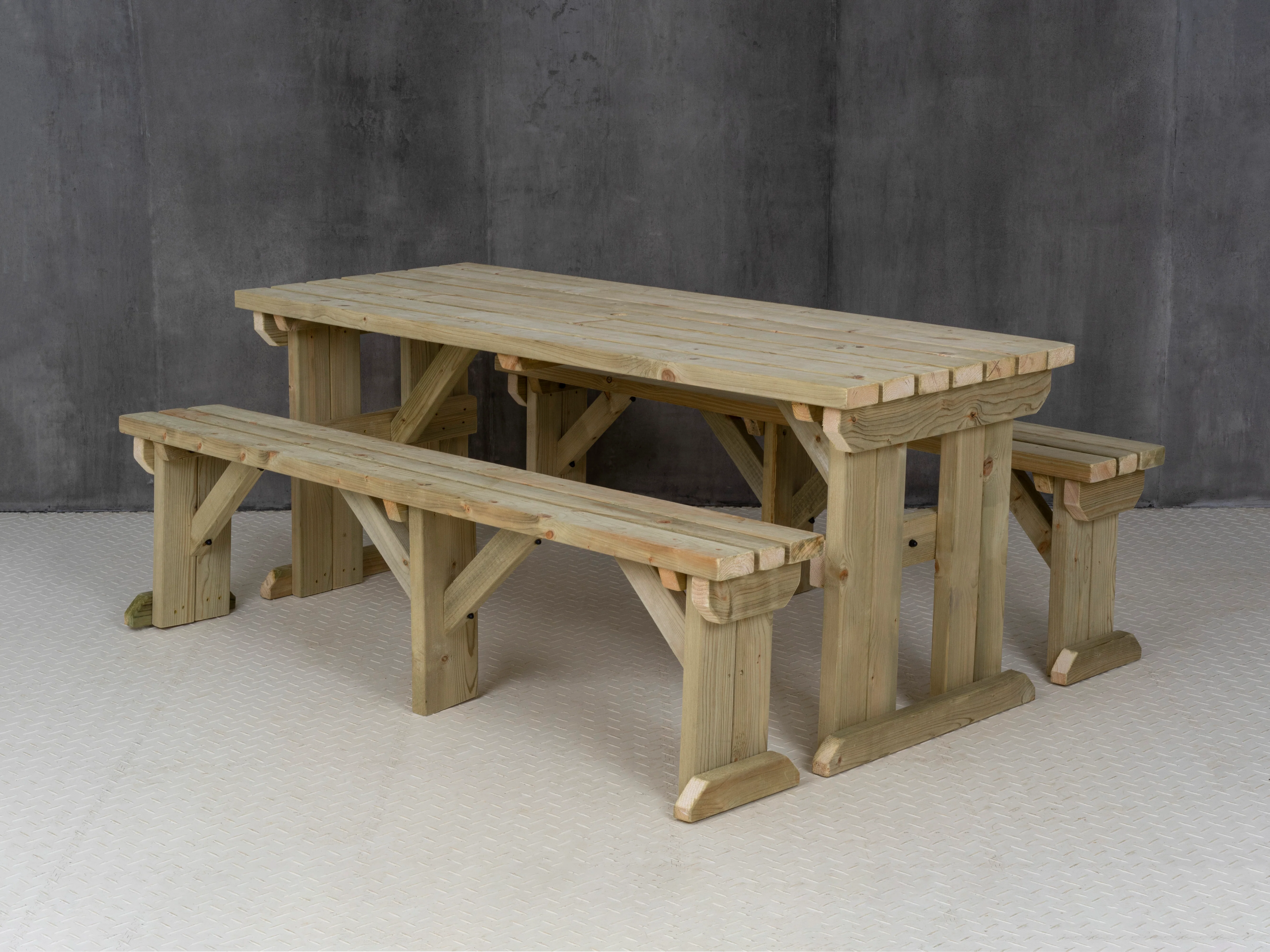 Aspen Picnic Table and Benches Set - Image 18