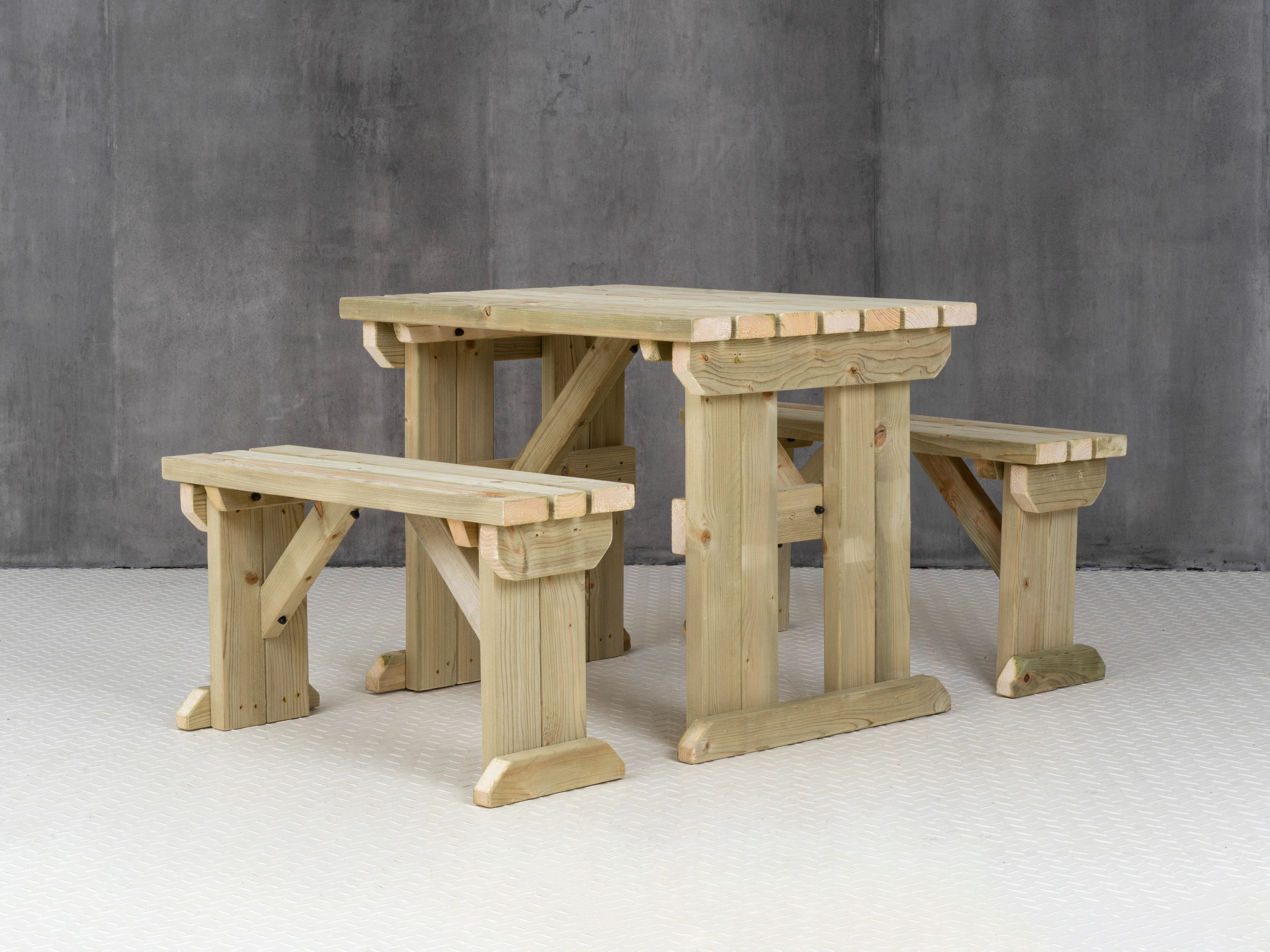 Aspen Picnic Table and Benches Set - Image 8