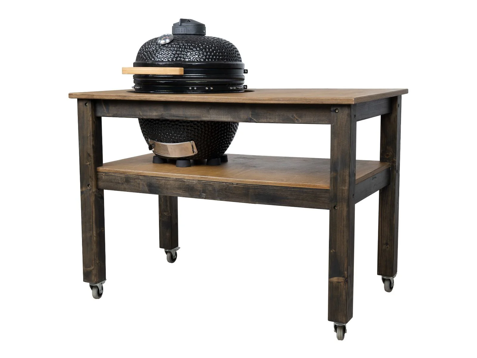 BBQ Space Outdoor Kitchen Islands, for Kamado Joe (Big Joe 2) Ceramic smoker (1.6m Length, with wheels) - Image 3
