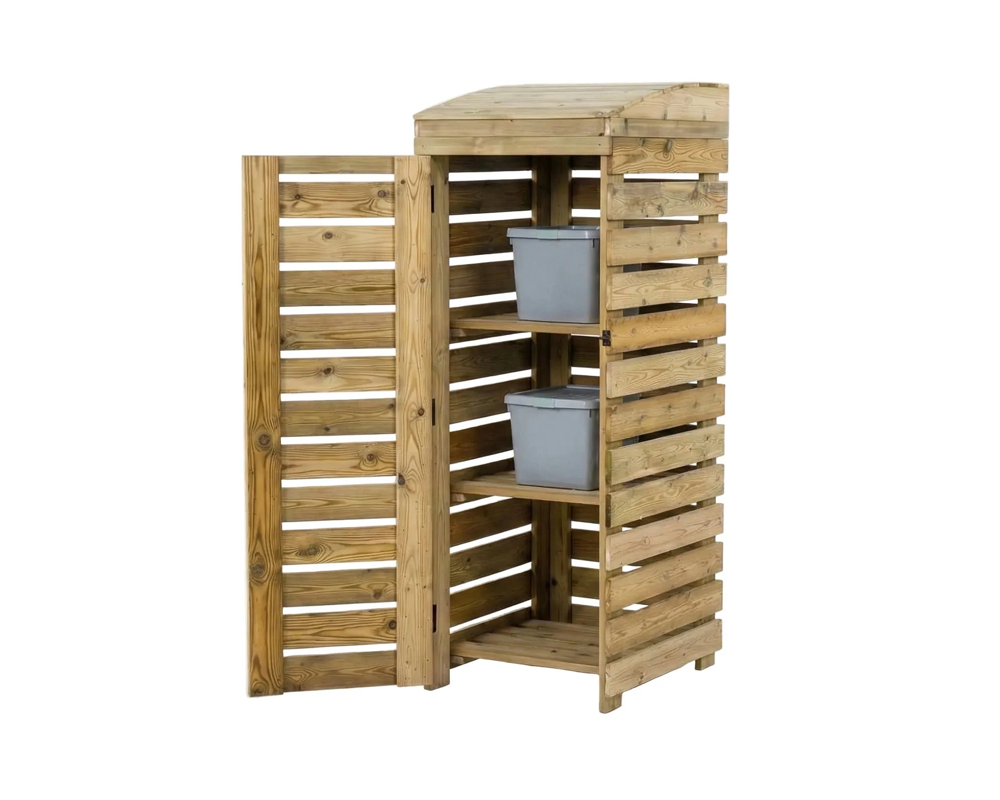 Binbreeze 3 Bins Recycling Storage Organizer