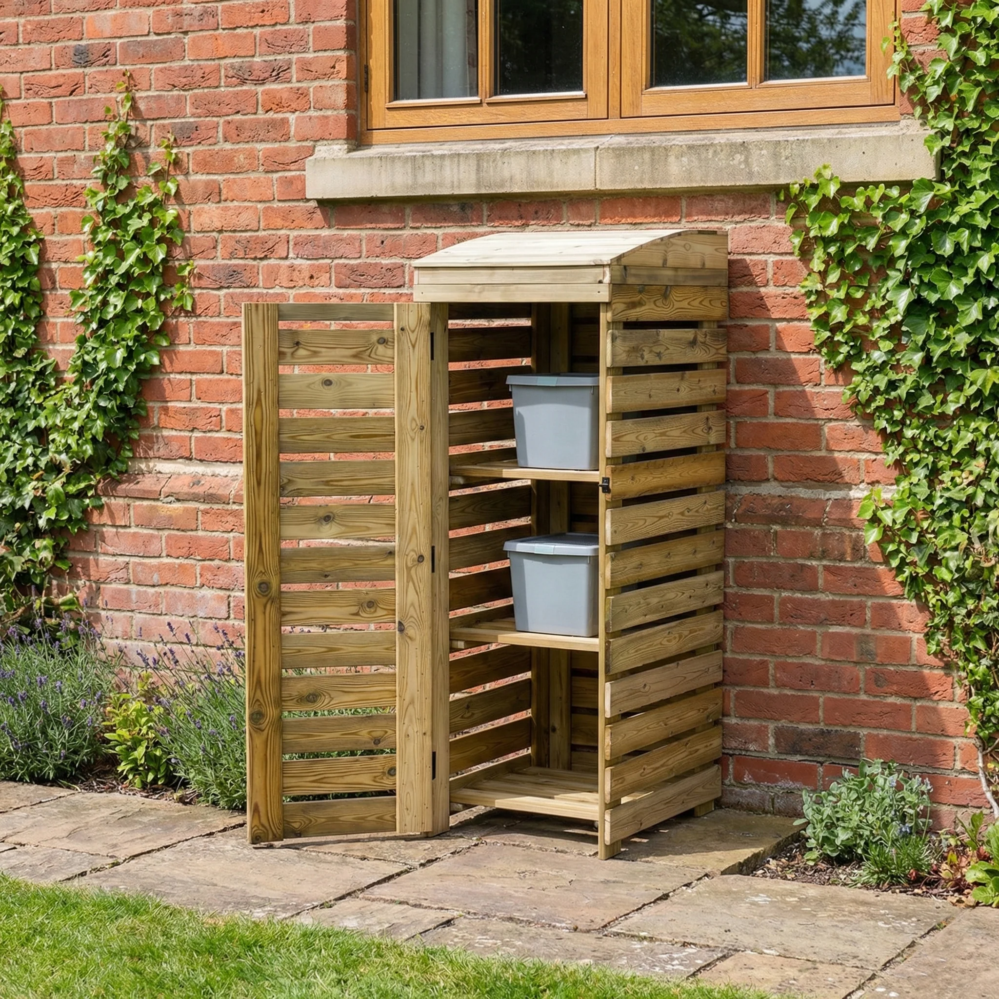 Binbreeze 3 Bins Recycling Storage Organizer - Image 6