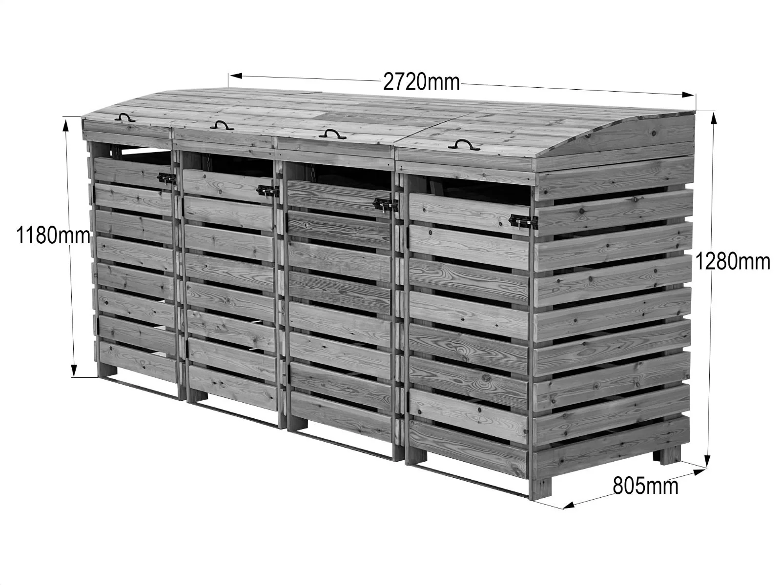 Binbreeze Wheelie Bin Storage Unit - Image 4
