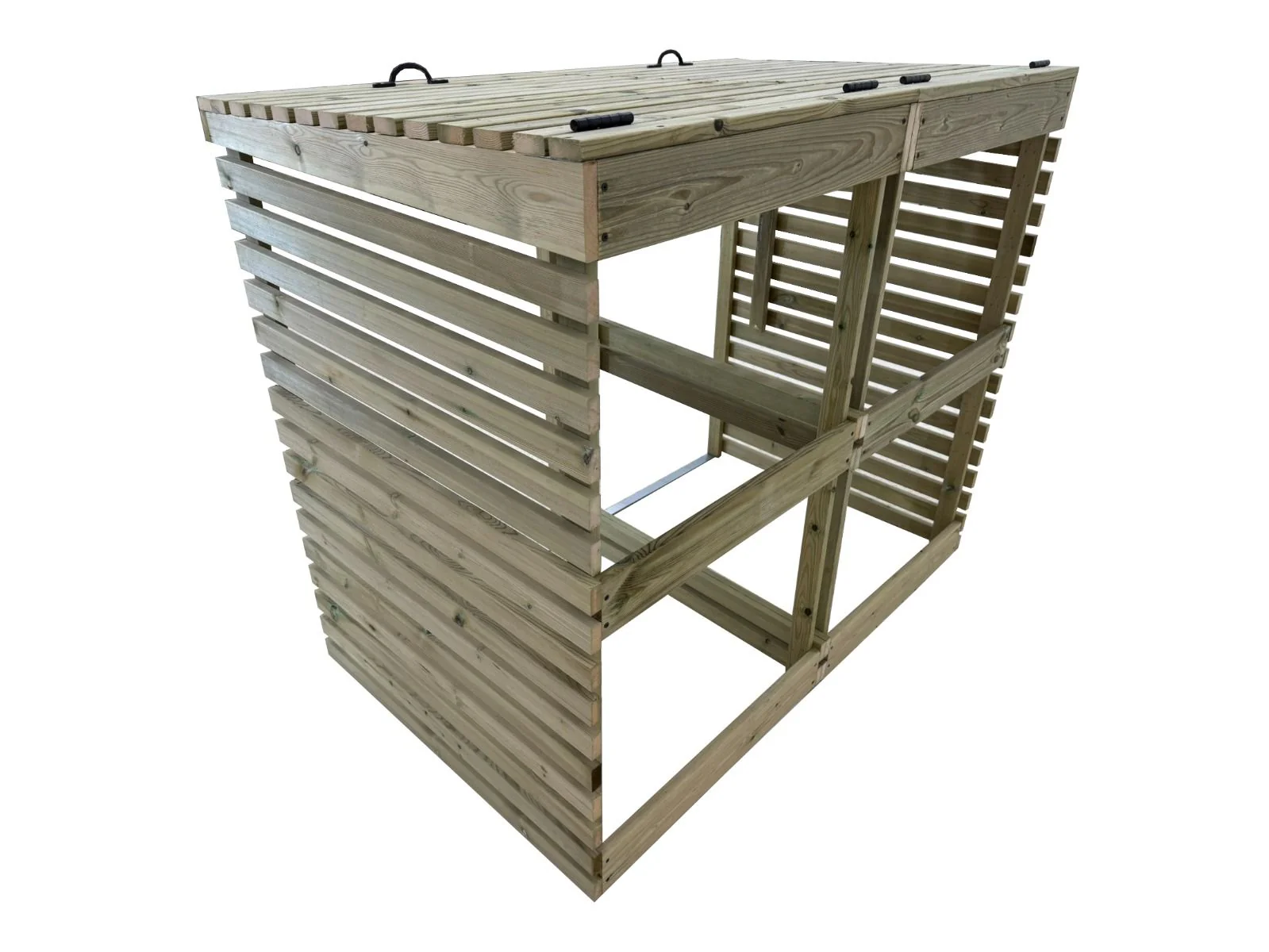 Binhaven Slatted Wheelie Bin Storage Unit - Image 11