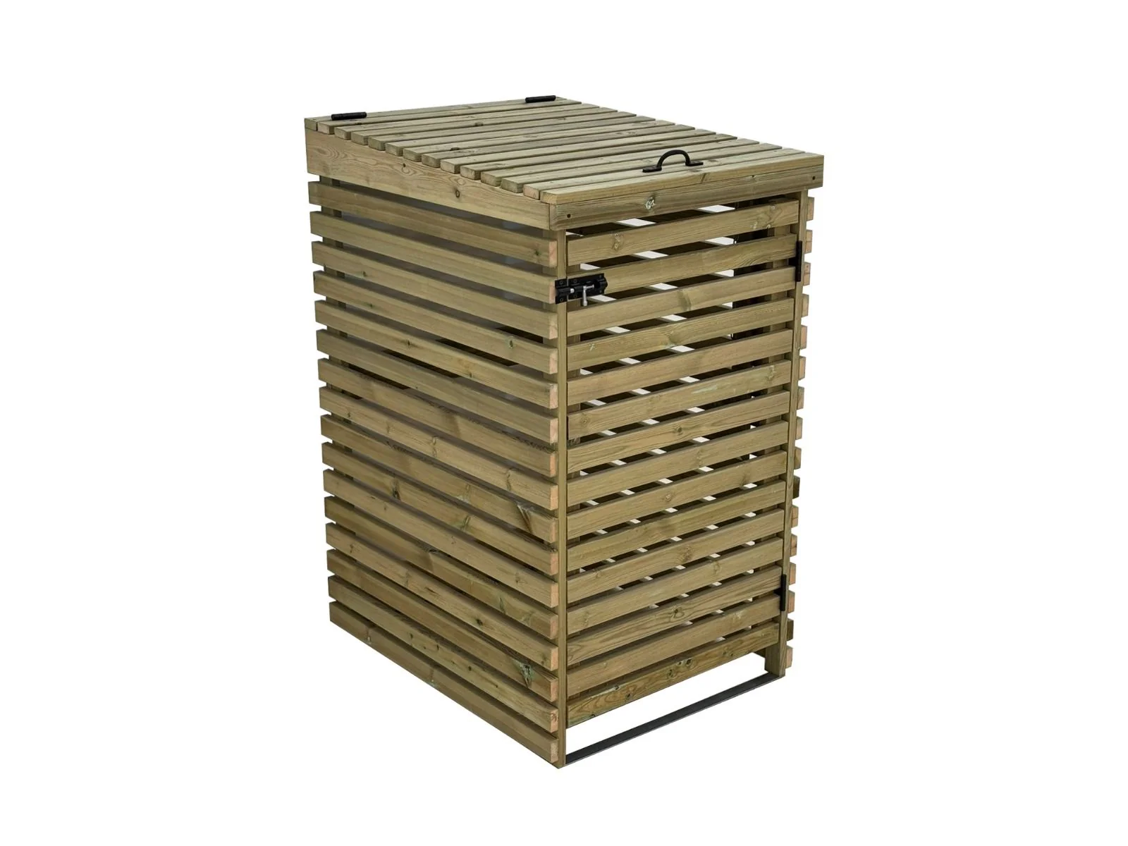 Binhaven Slatted Wheelie Bin Storage Unit - Image 4