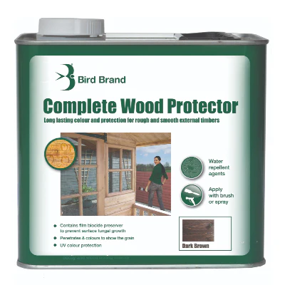 Bird Brand Complete Wood Protector, DARK BROWN - Image 3