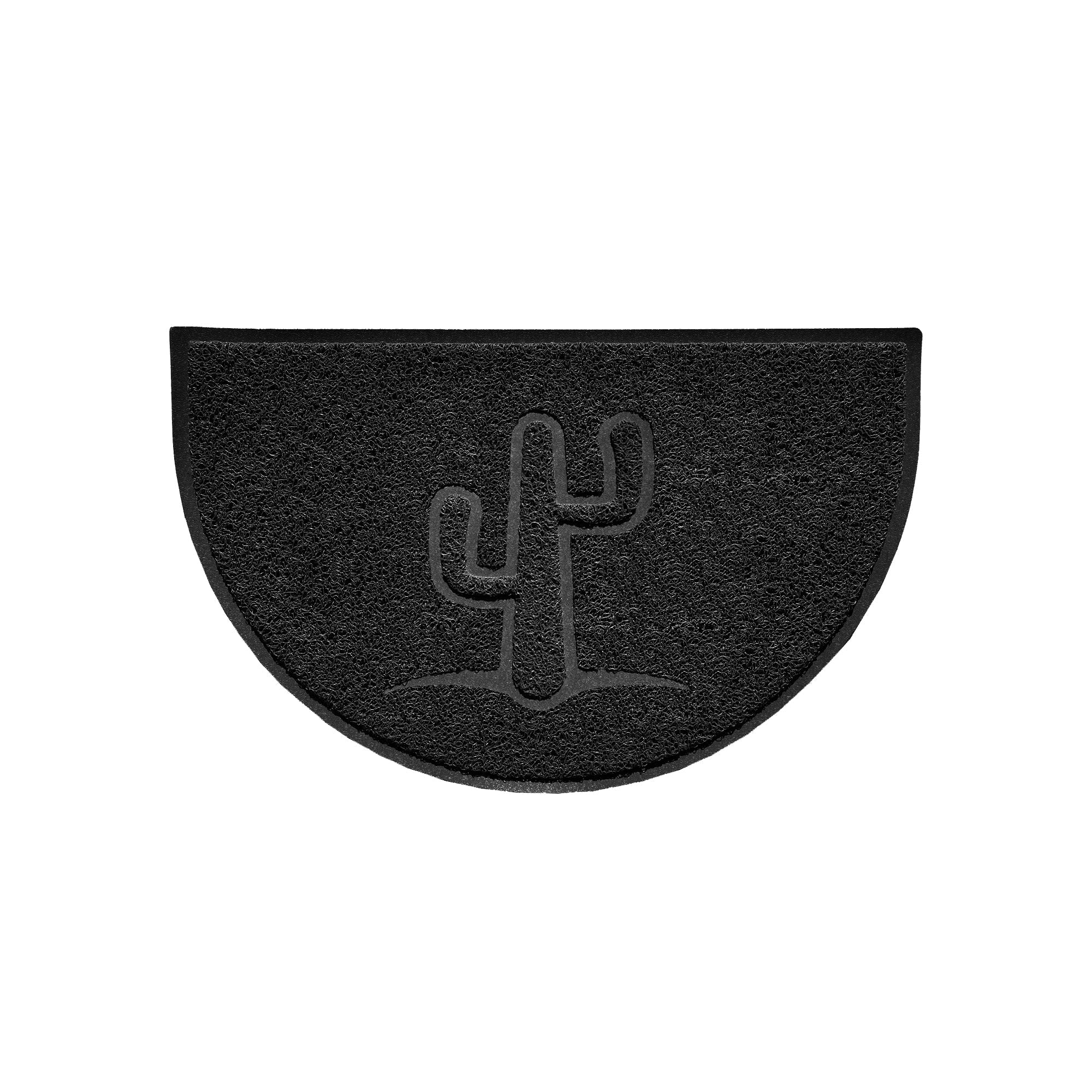 Cactus Embossed Halfmoon Spaghetti Indoor/Outdoor Doormat - Image 2