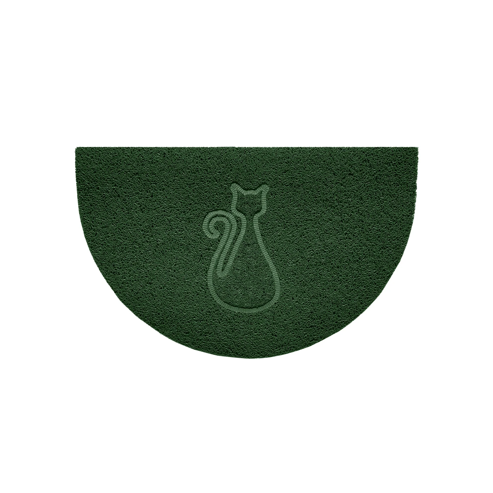 Cat Embossed Halfmoon Indoor/Sheltered Outdoor Spaghetti Doormat - Image 5