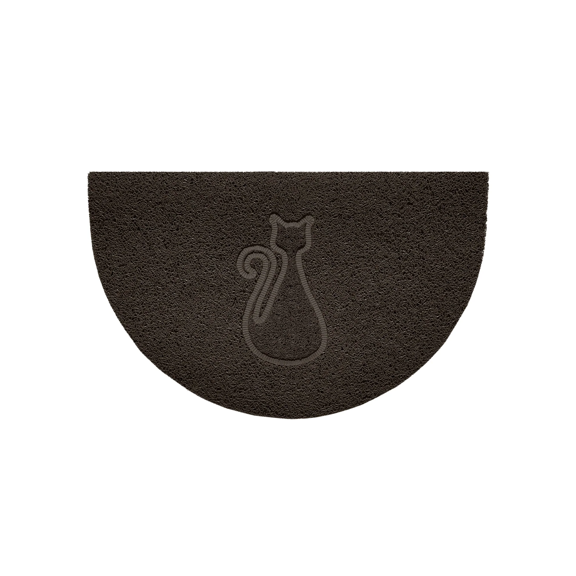 Cat Embossed Halfmoon Indoor/Sheltered Outdoor Spaghetti Doormat - Image 6