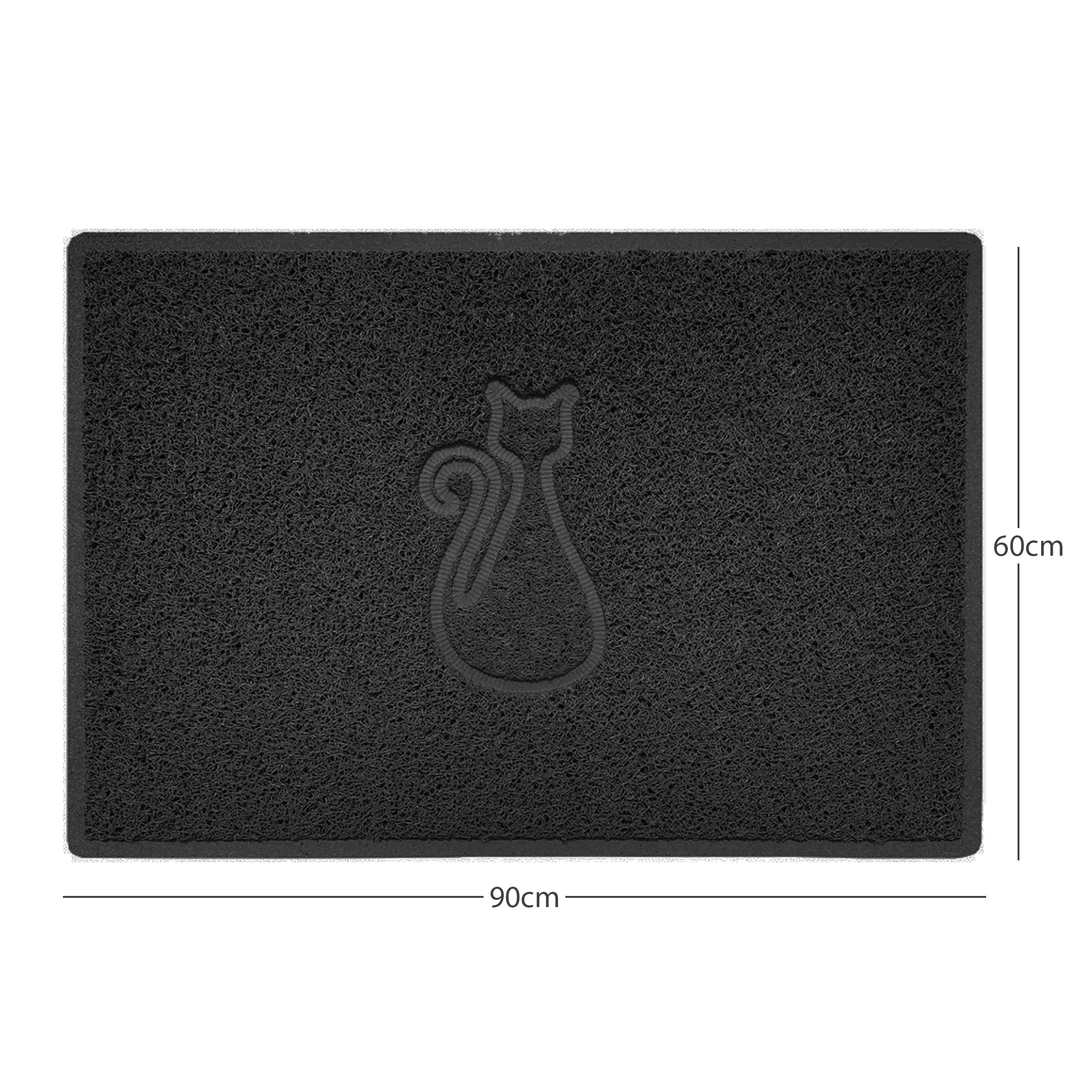"Cat" Embossed Loofah Textured Spaghetti Door Mat - Image 11