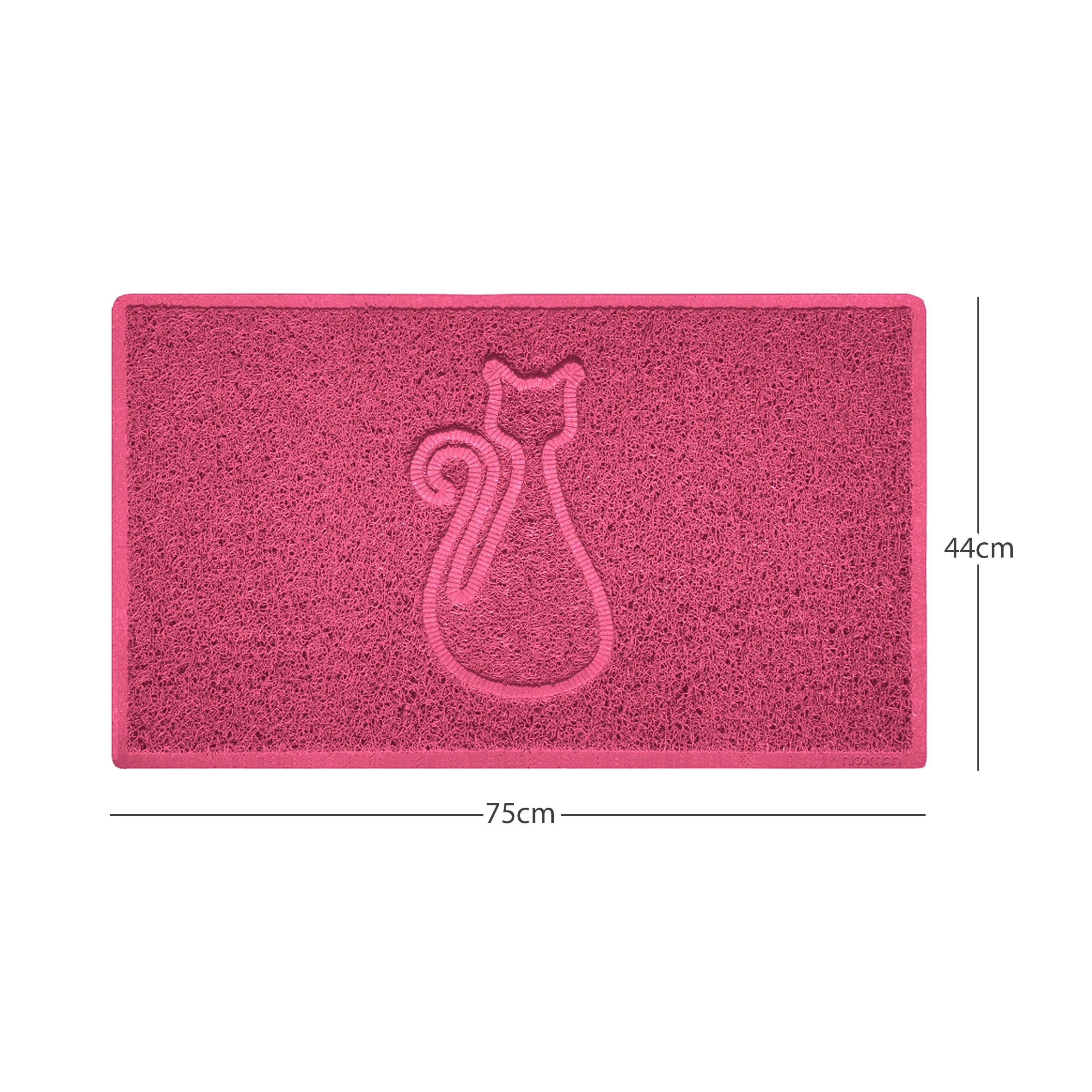 "Cat" Embossed Loofah Textured Spaghetti Door Mat - Image 14