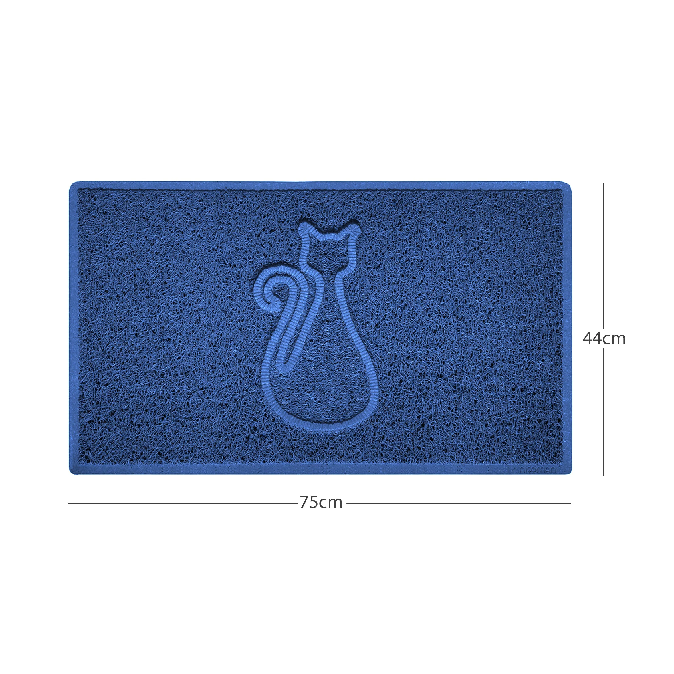 "Cat" Embossed Loofah Textured Spaghetti Door Mat - Image 18