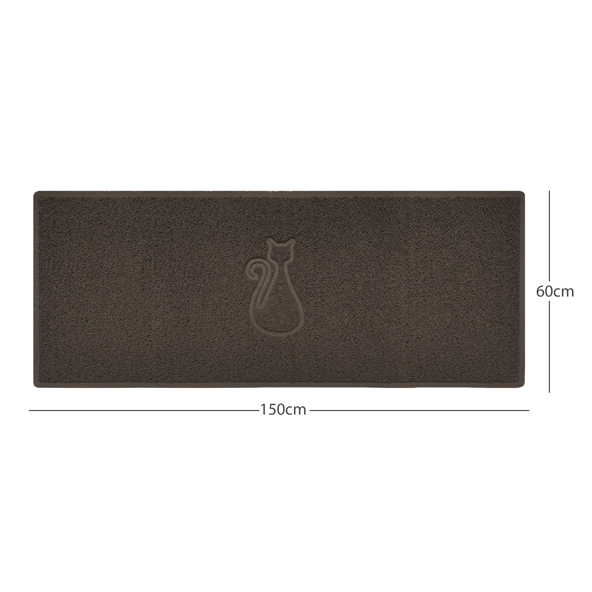 "Cat" Embossed Loofah Textured Spaghetti Door Mat - Image 24
