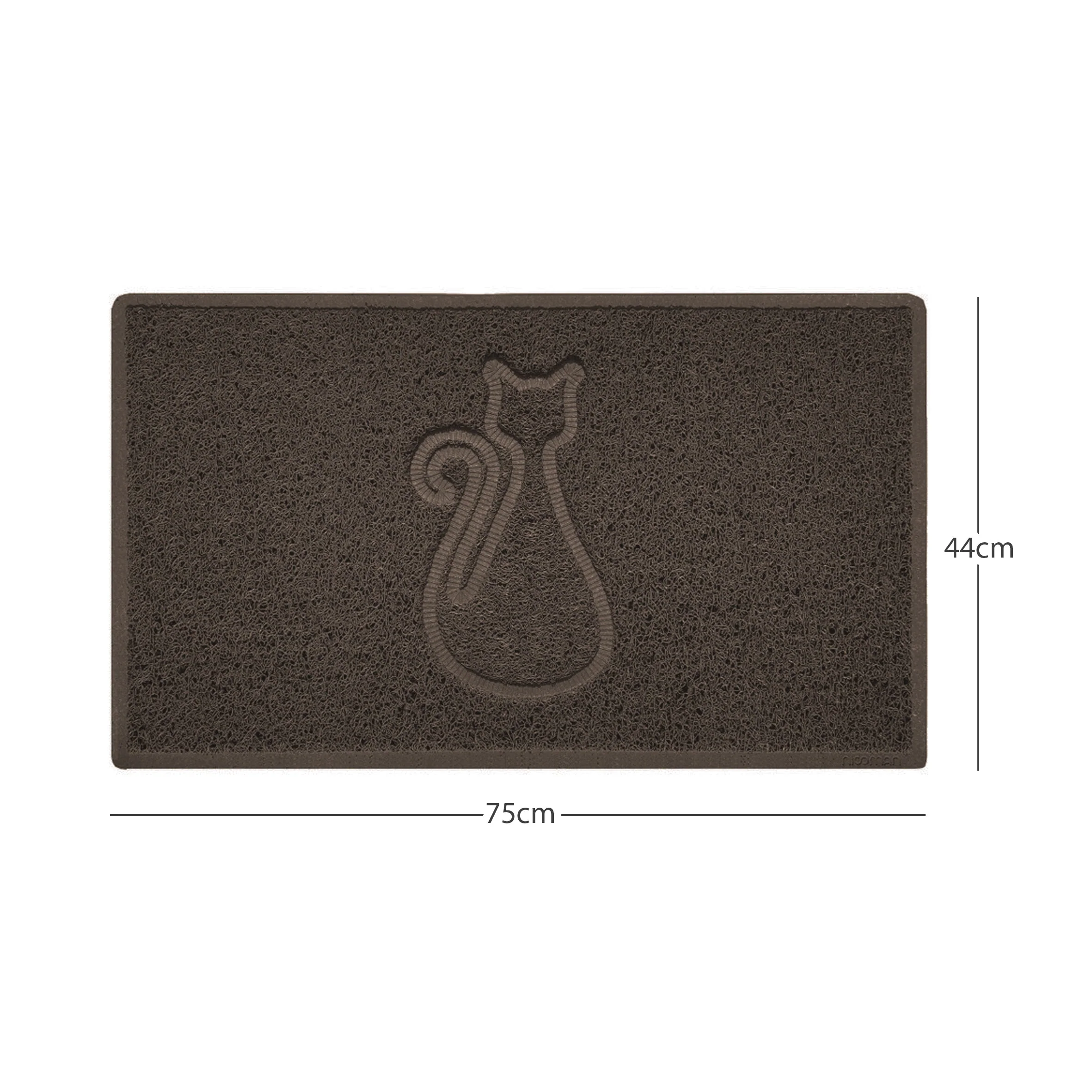"Cat" Embossed Loofah Textured Spaghetti Door Mat - Image 26