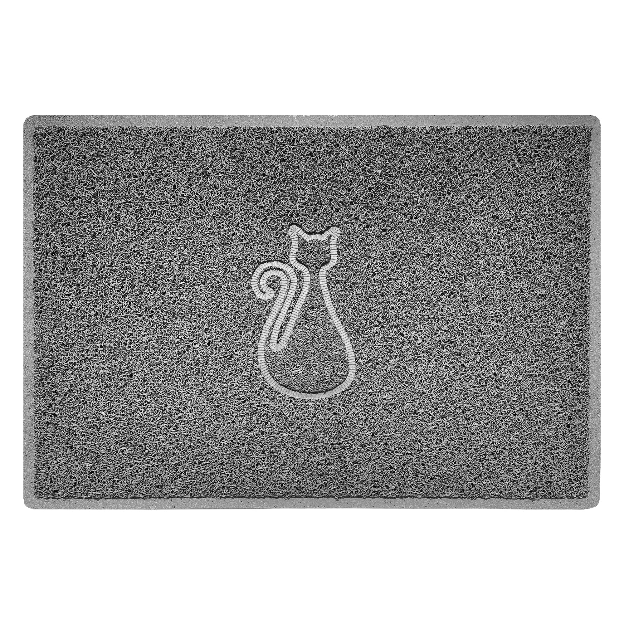 "Cat" Embossed Loofah Textured Spaghetti Door Mat - Image 3